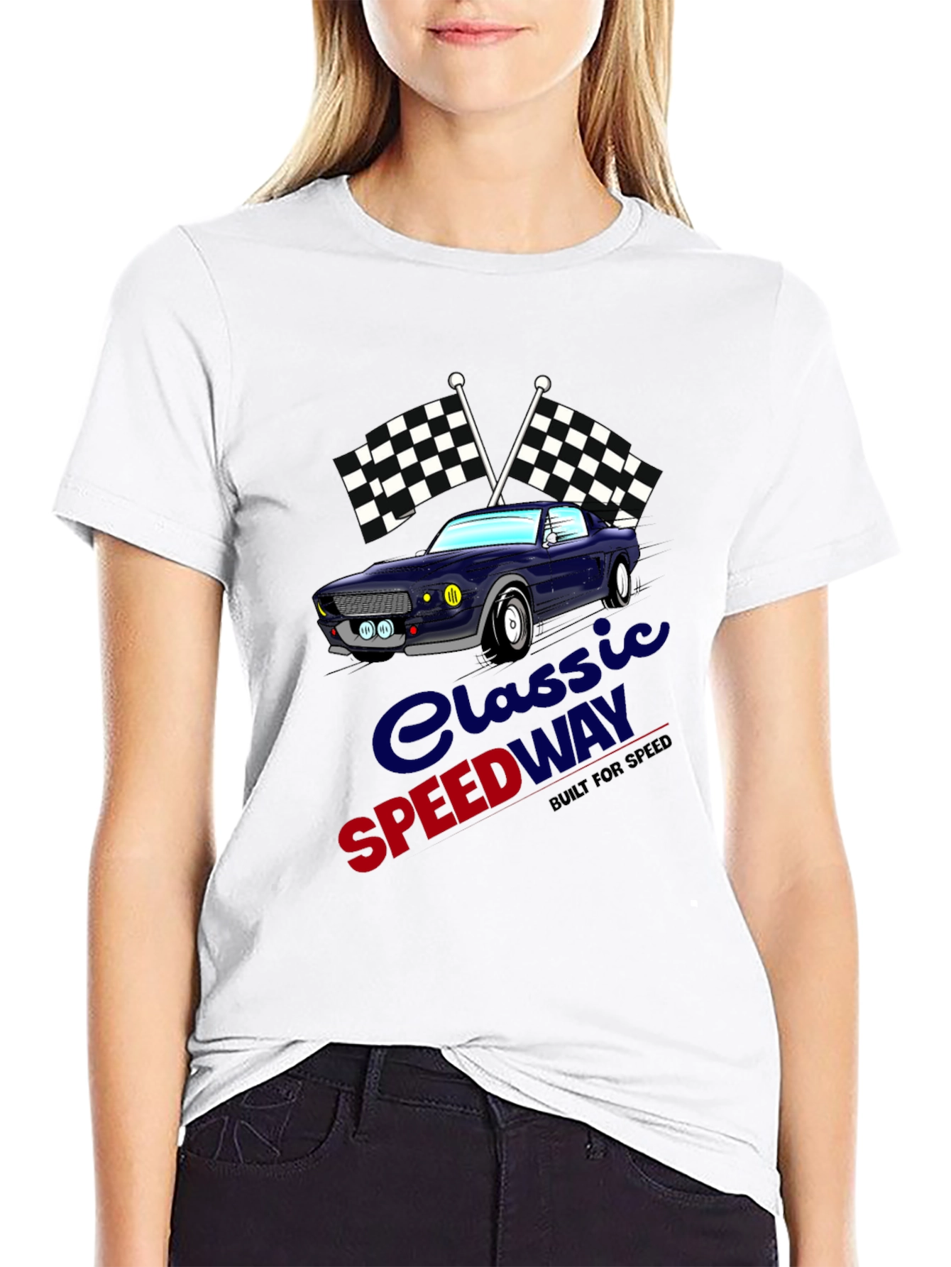 Classic Speedway Car T-Shirt
