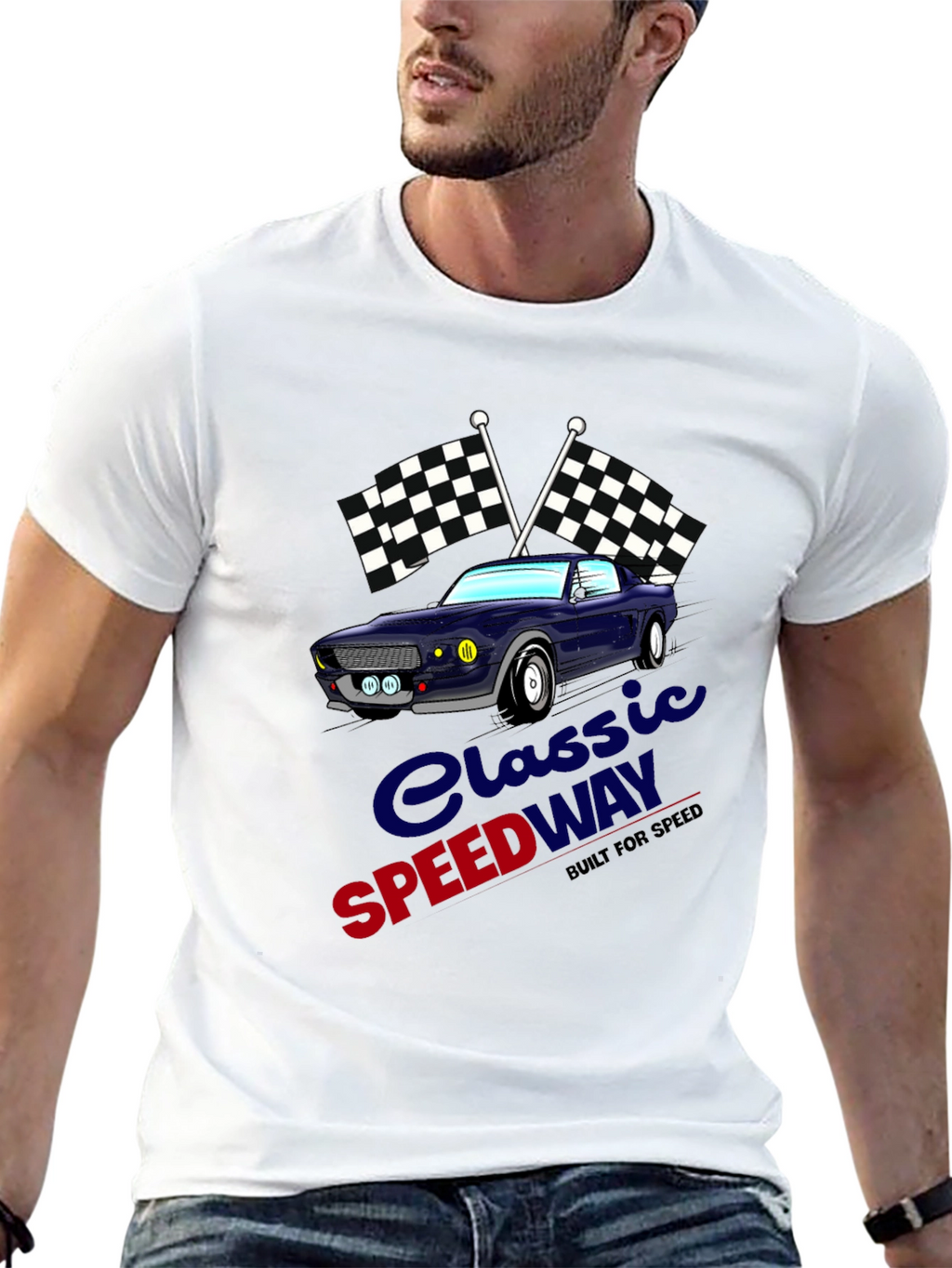 Classic Speedway Car T-Shirt