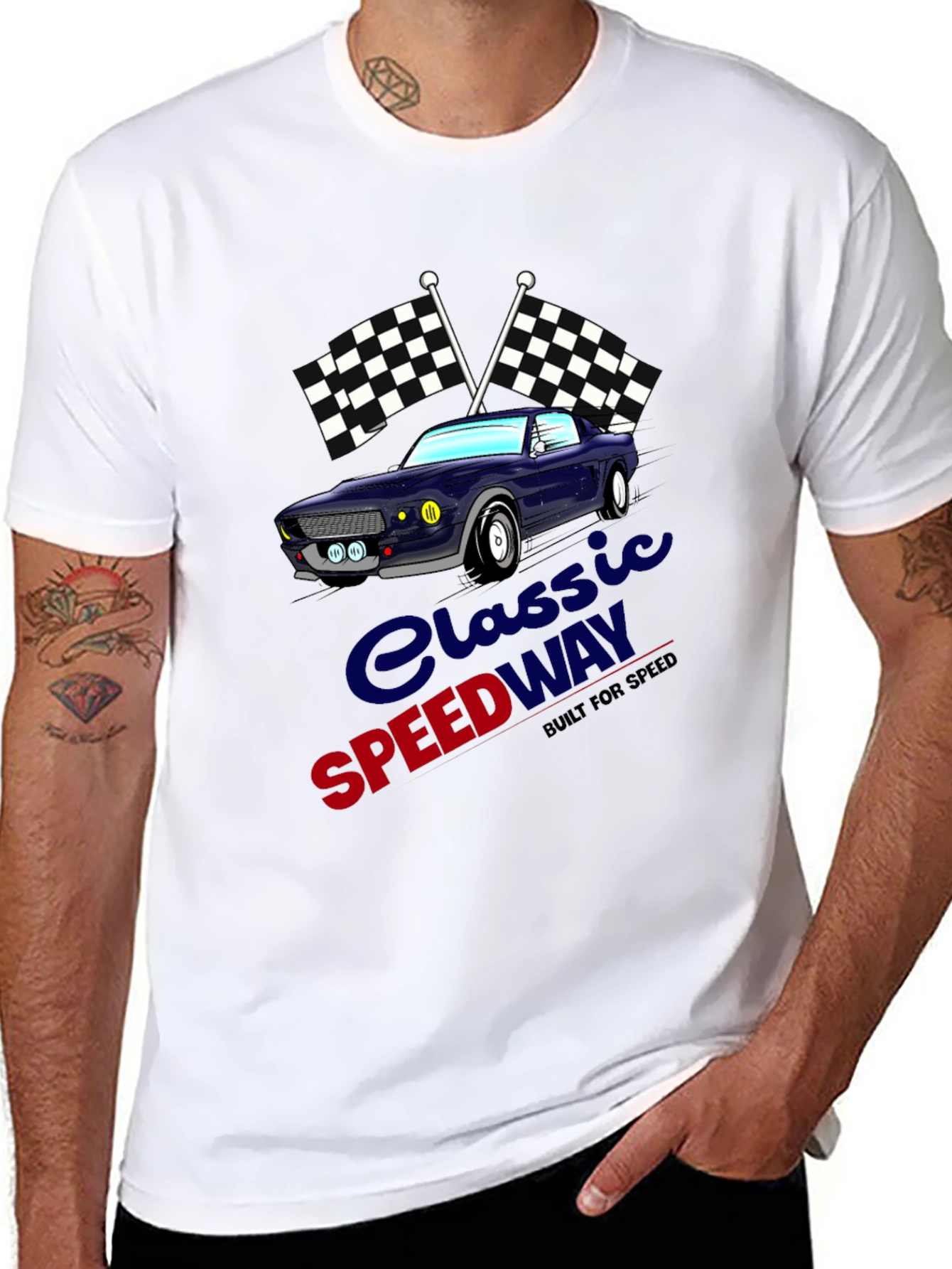 Classic Speedway Car T-Shirt