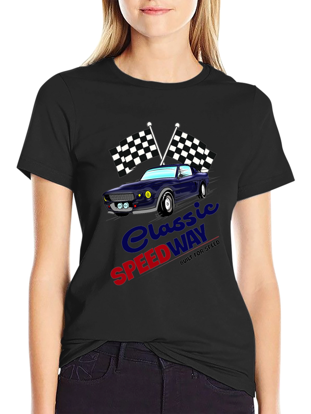 Classic Speedway Car T-Shirt