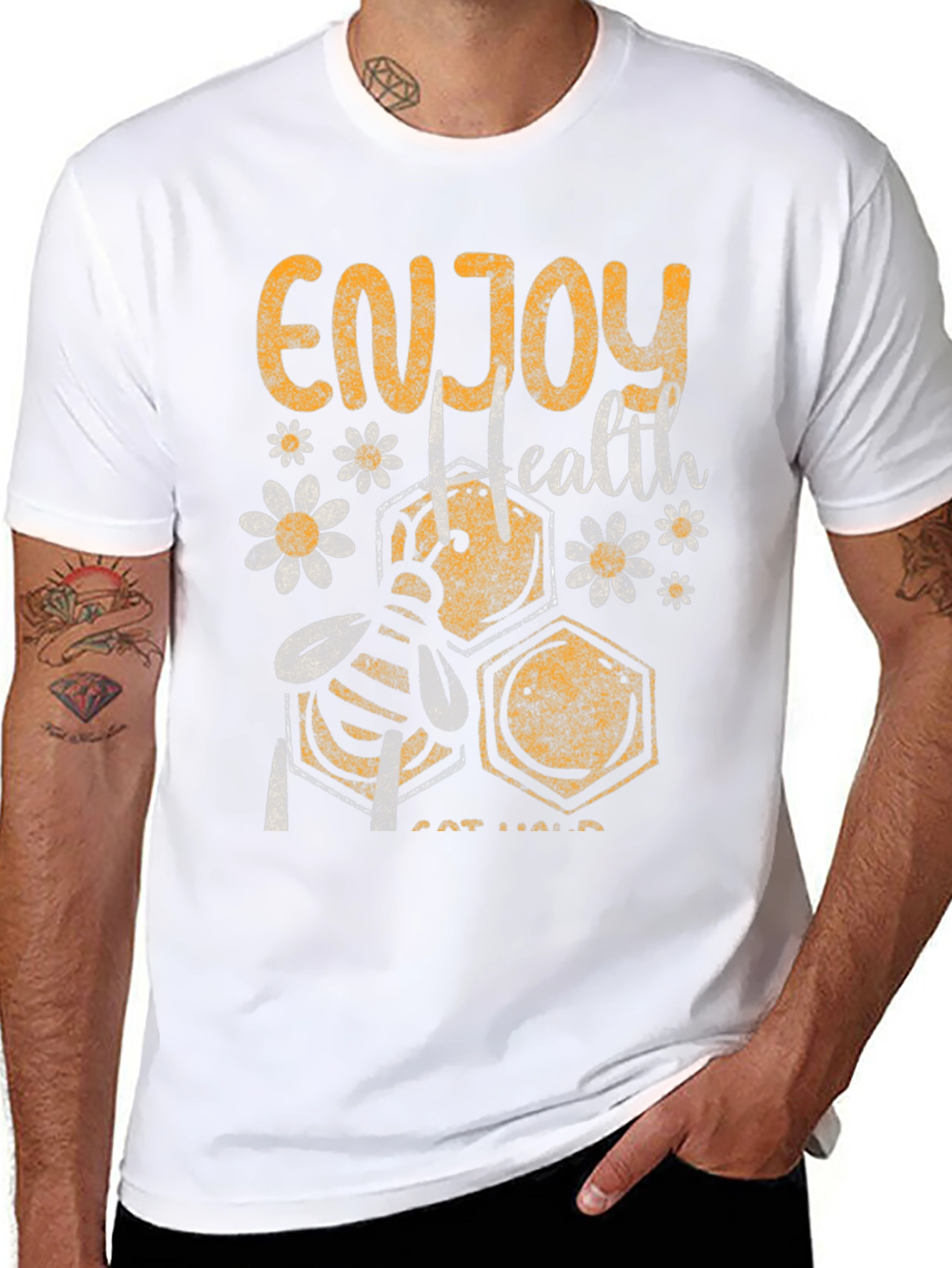 Enjoy Health Bee Graphic T-Shirt