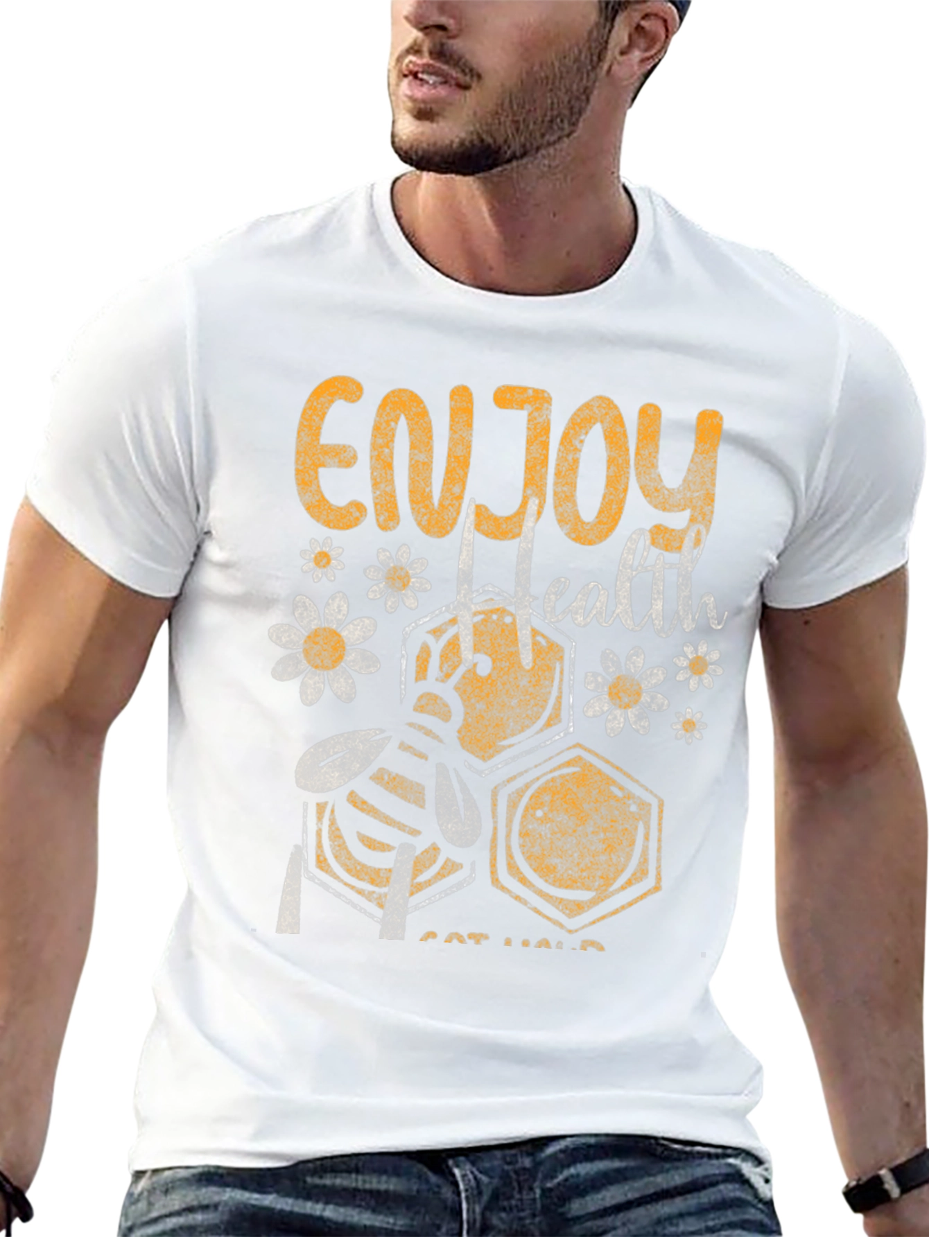 Enjoy Health Bee Graphic T-Shirt