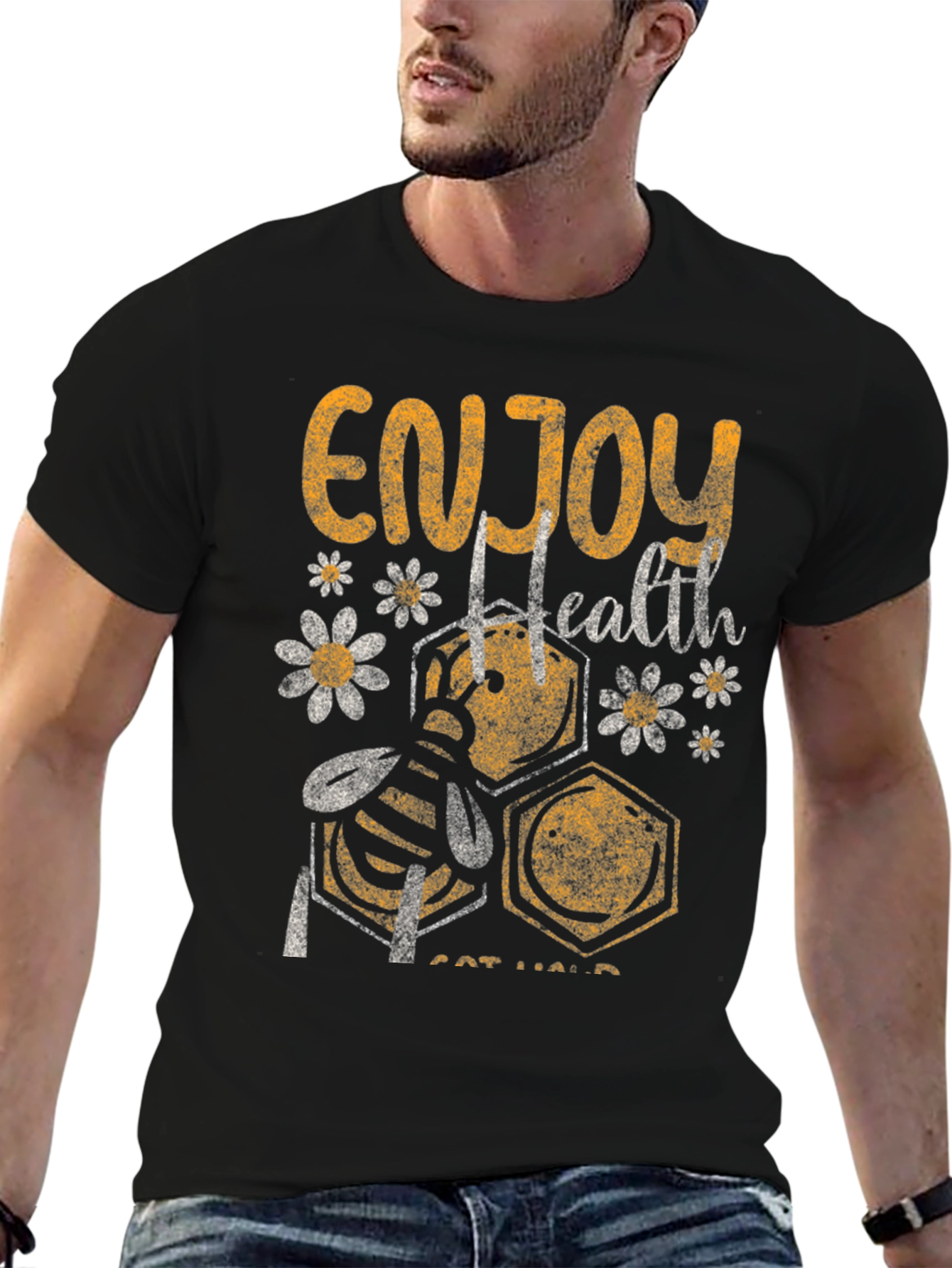 Enjoy Health Bee Graphic T-Shirt