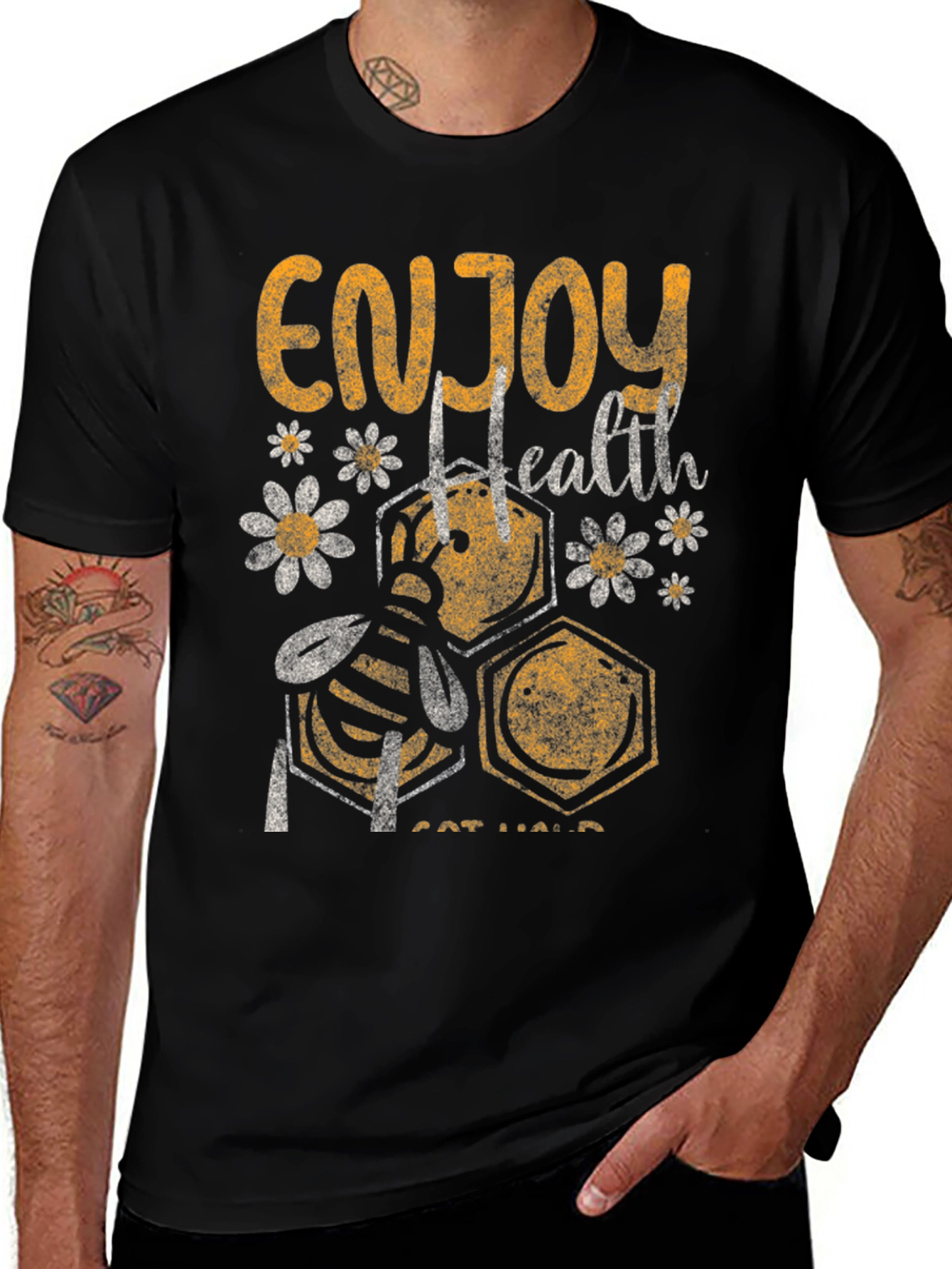 Enjoy Health Bee Graphic T-Shirt