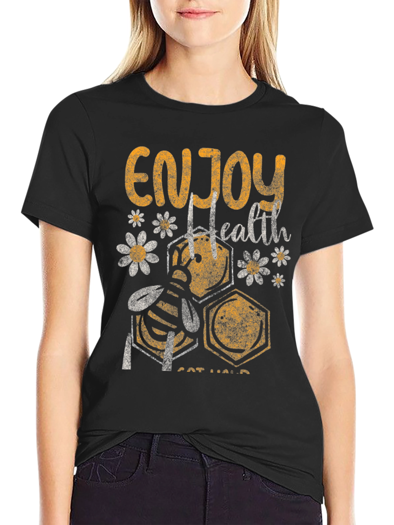 Enjoy Health Bee Graphic T-Shirt
