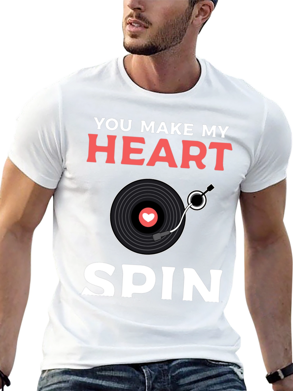 You Make My Heart Spin Graphic Tee
