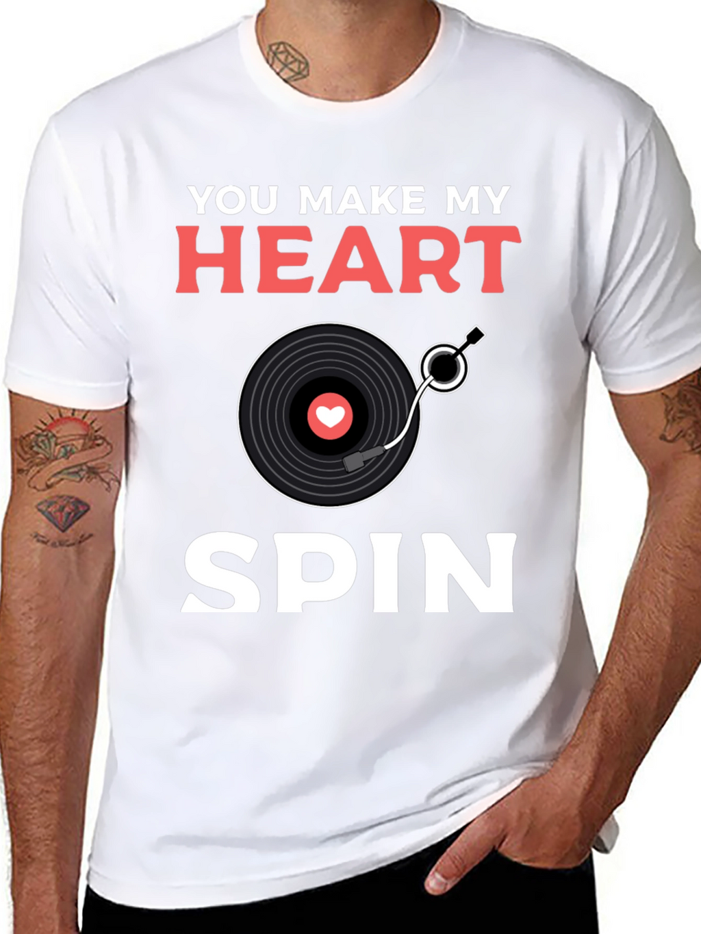 You Make My Heart Spin Graphic Tee