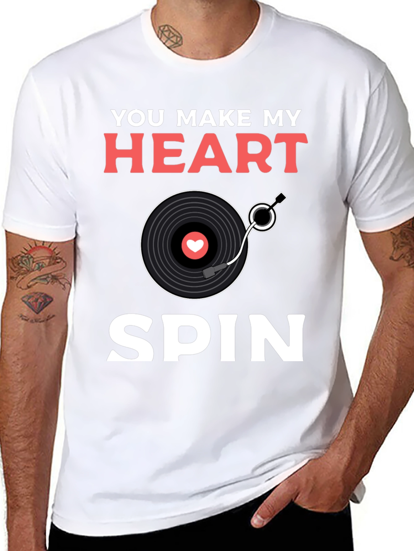 You Make My Heart Spin Graphic Tee