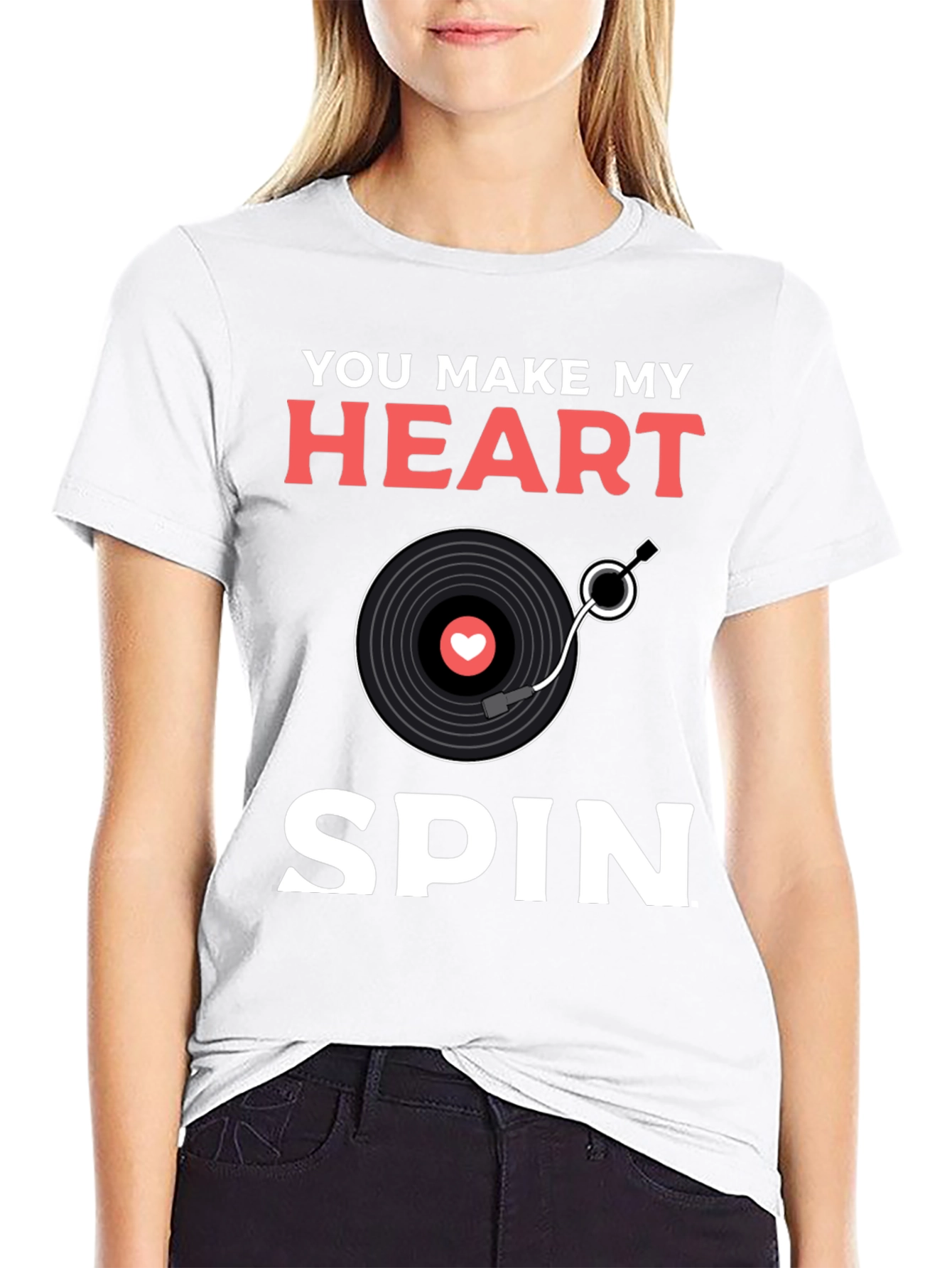 You Make My Heart Spin Graphic Tee