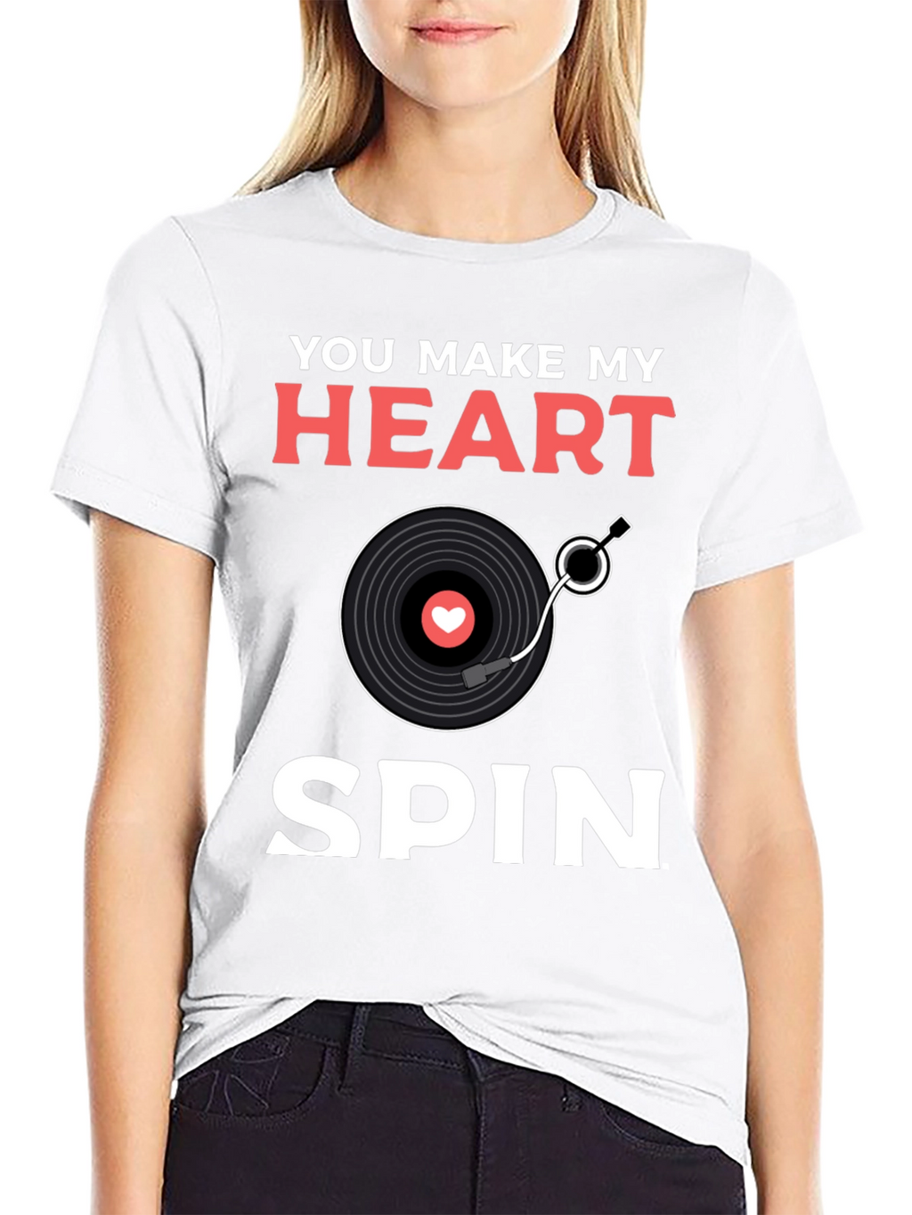 You Make My Heart Spin Graphic Tee