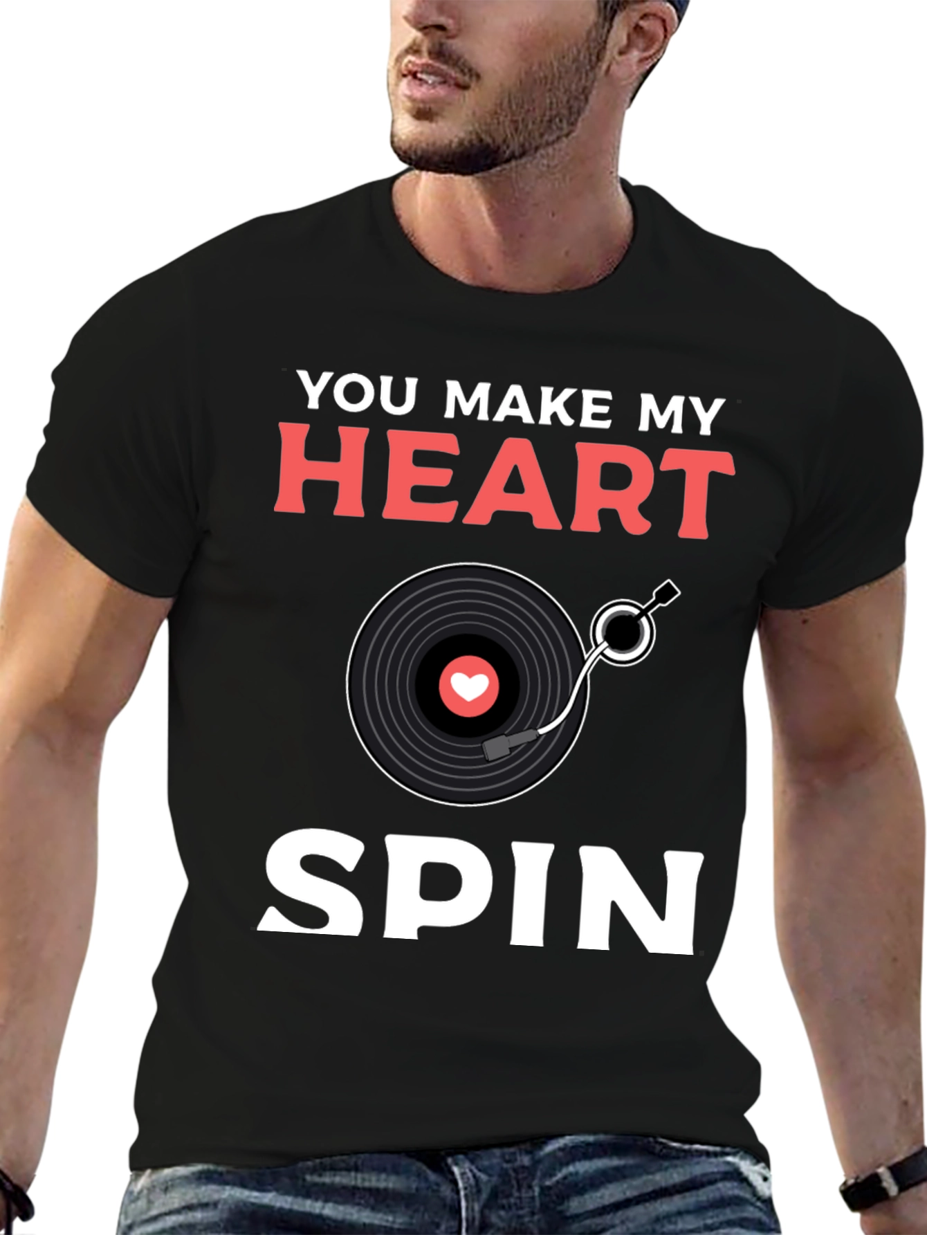 You Make My Heart Spin Graphic Tee