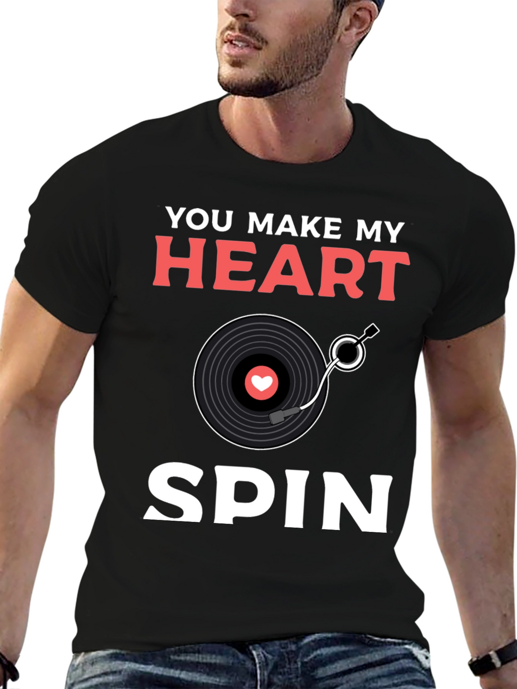 You Make My Heart Spin Graphic Tee