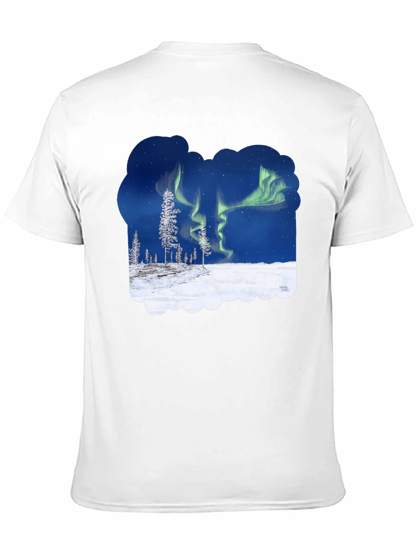 Aurora Borealis Graphic T-Shirt - Northern Lights Tee
