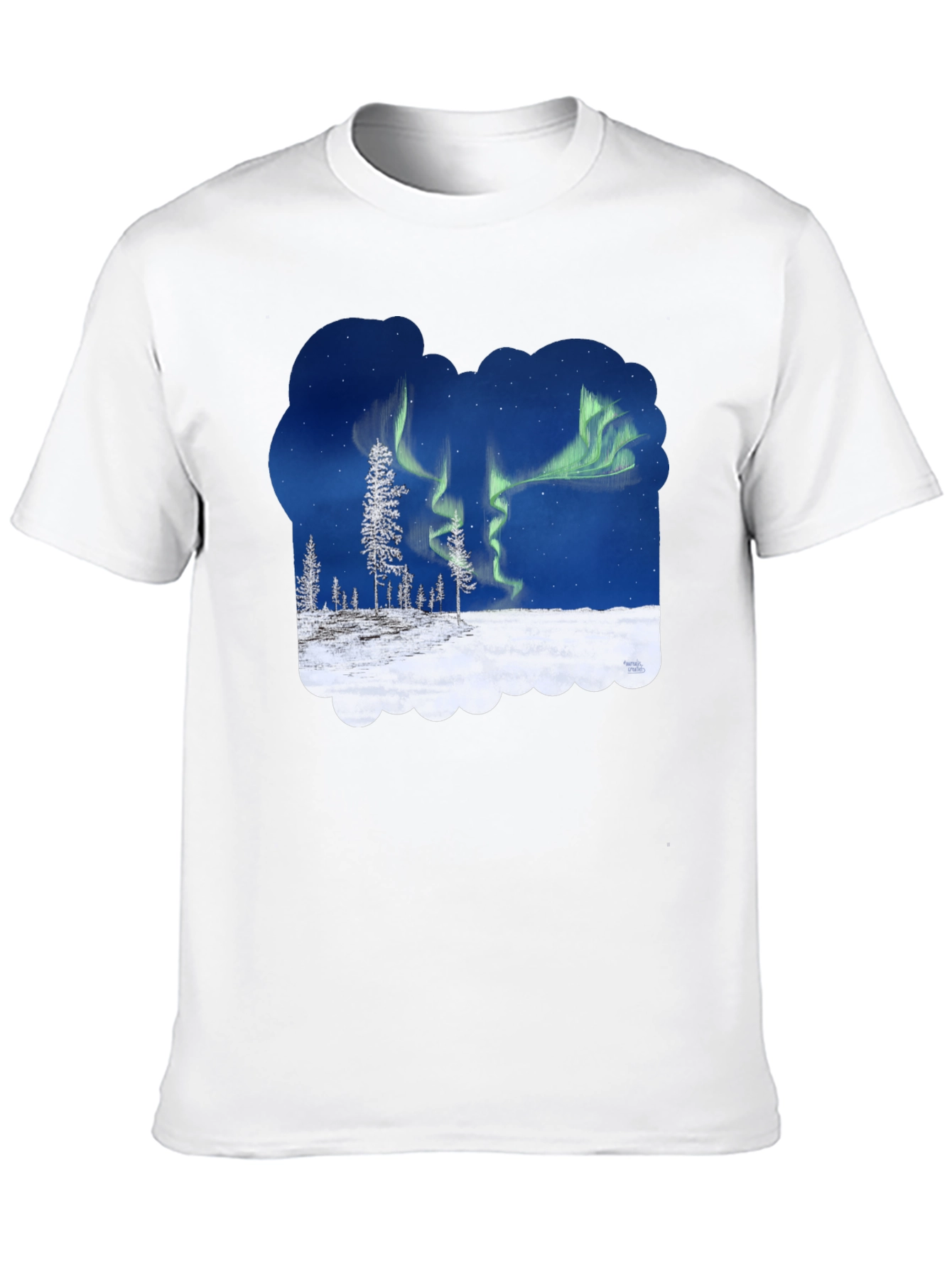 Aurora Borealis Graphic T-Shirt - Northern Lights Tee