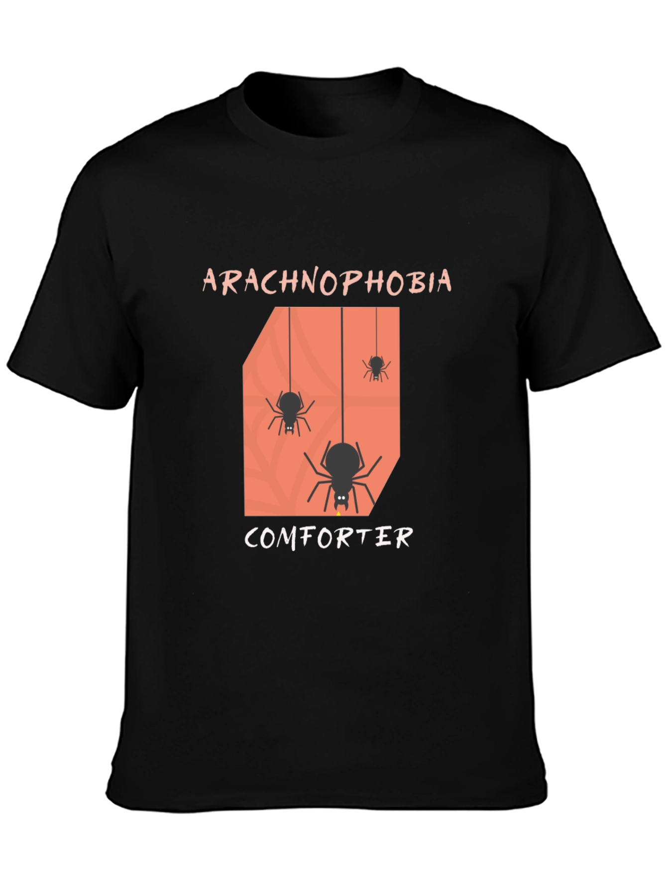 Arachnophobia Comforter T-Shirt - Funny Spider Tee