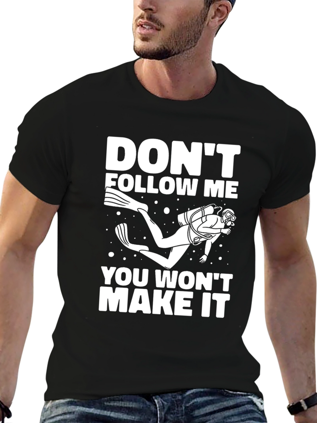 Diver Dont Follow Me T-Shirt