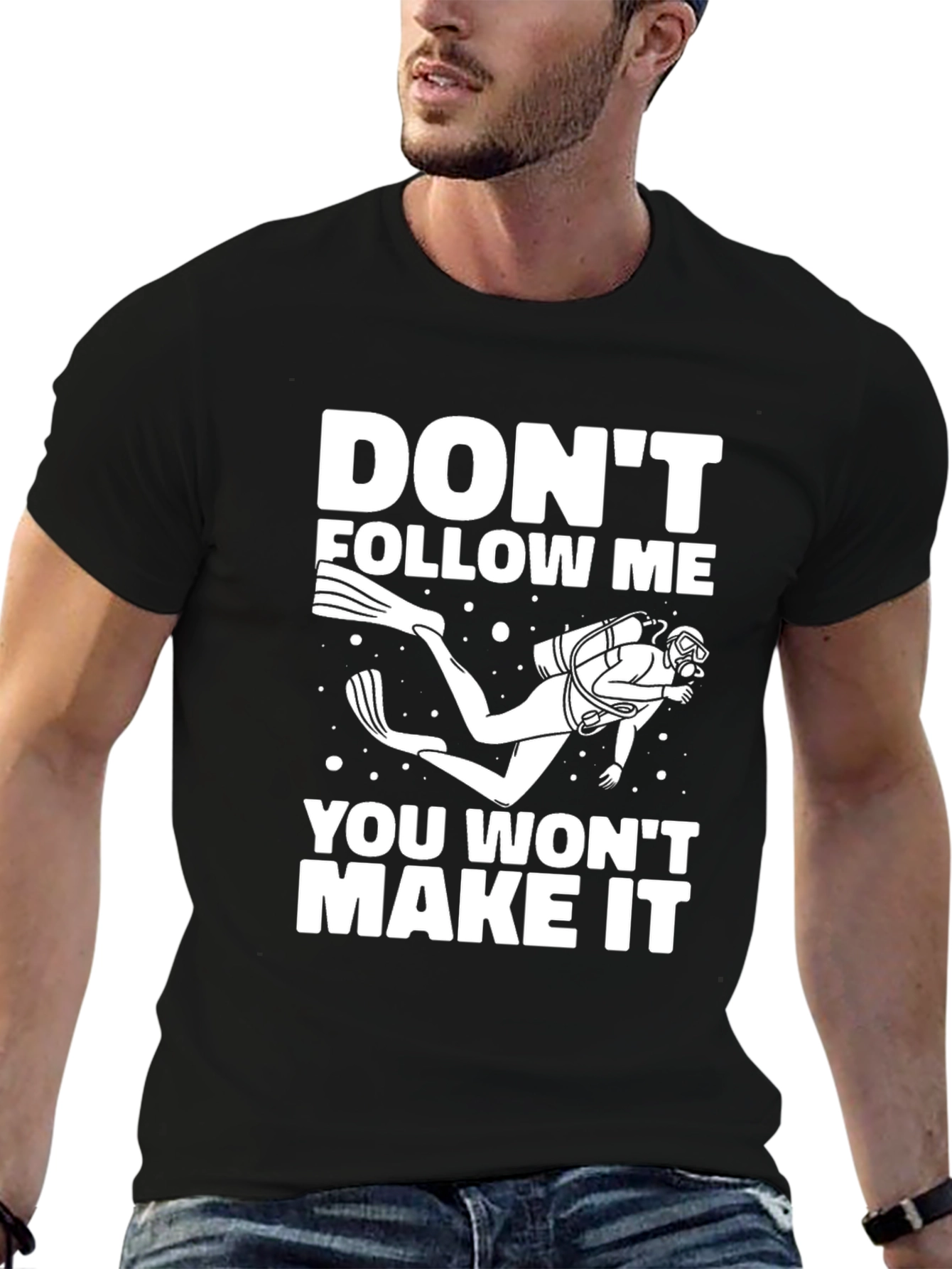 Diver Dont Follow Me T-Shirt