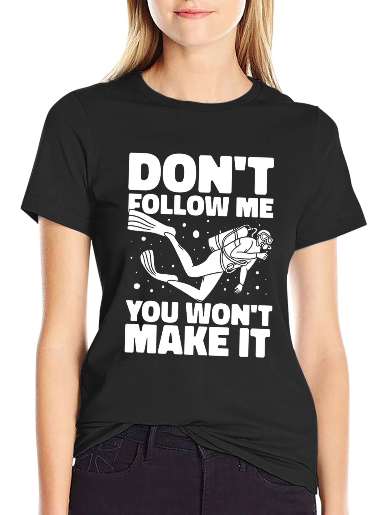 Diver Dont Follow Me T-Shirt
