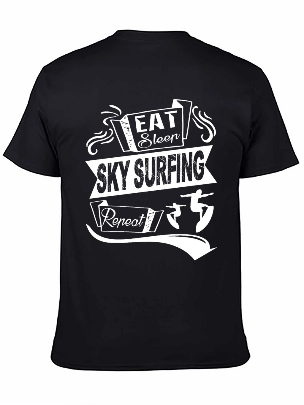 Eat Sleep Sky Surfing Repeat Graphic Tee
