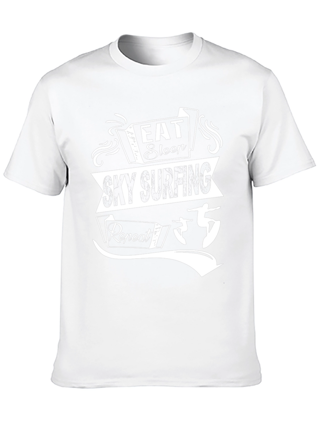 Eat Sleep Sky Surfing Repeat Graphic Tee