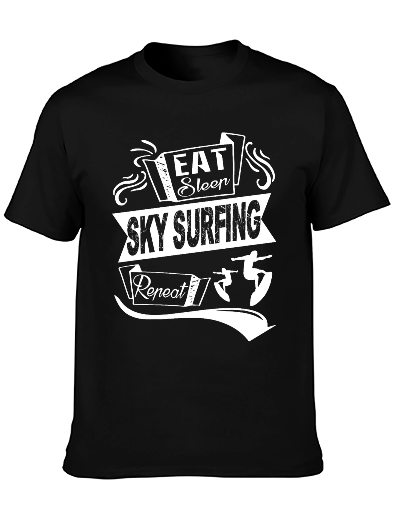 Eat Sleep Sky Surfing Repeat Graphic Tee