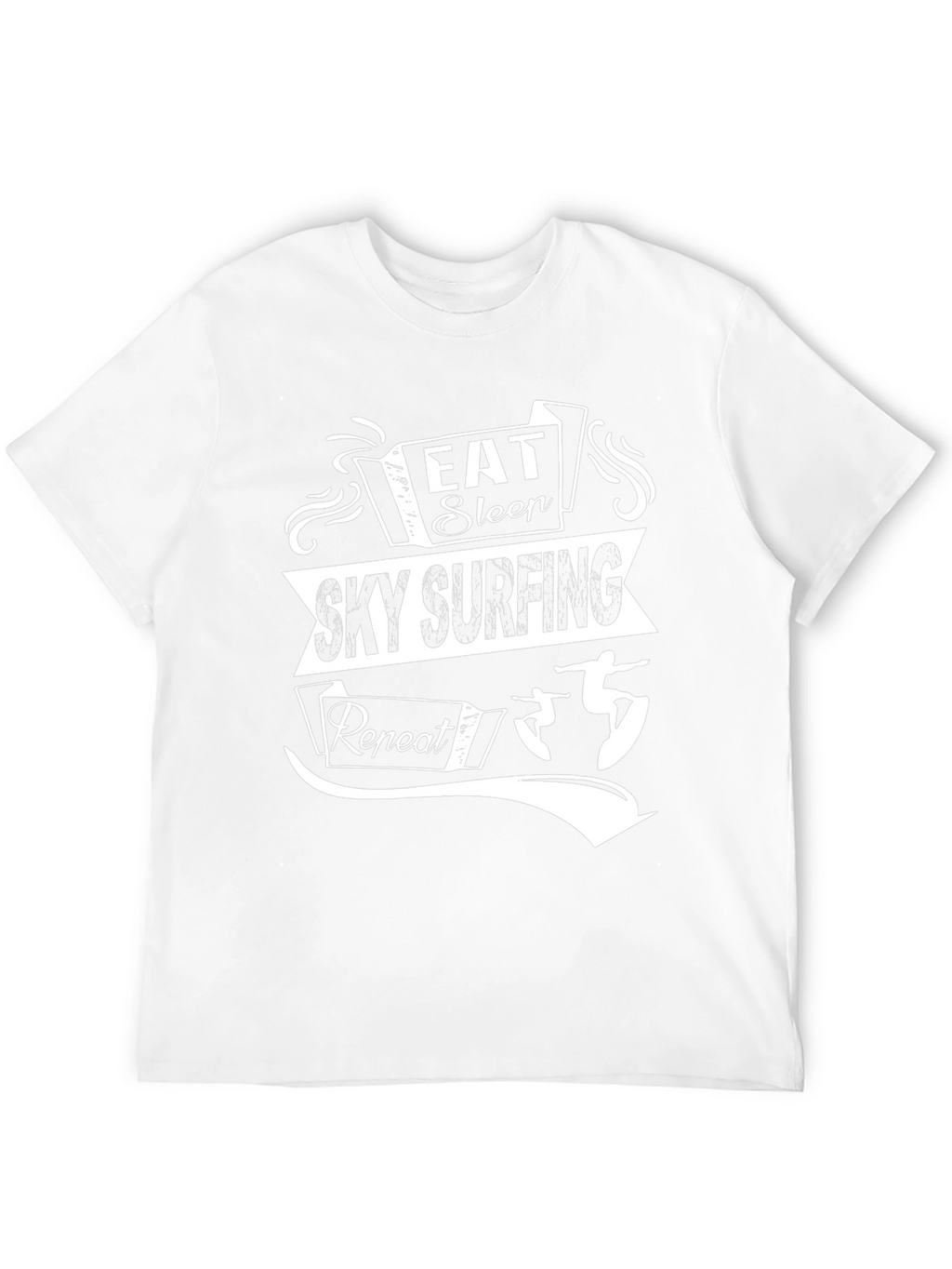 Eat Sleep Sky Surfing Repeat Graphic Tee