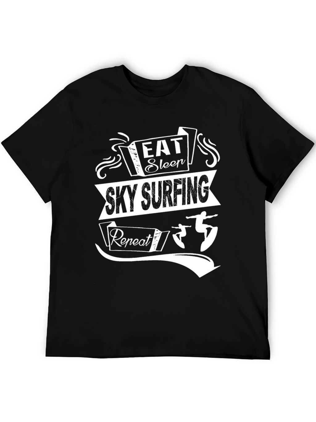 Eat Sleep Sky Surfing Repeat Graphic Tee