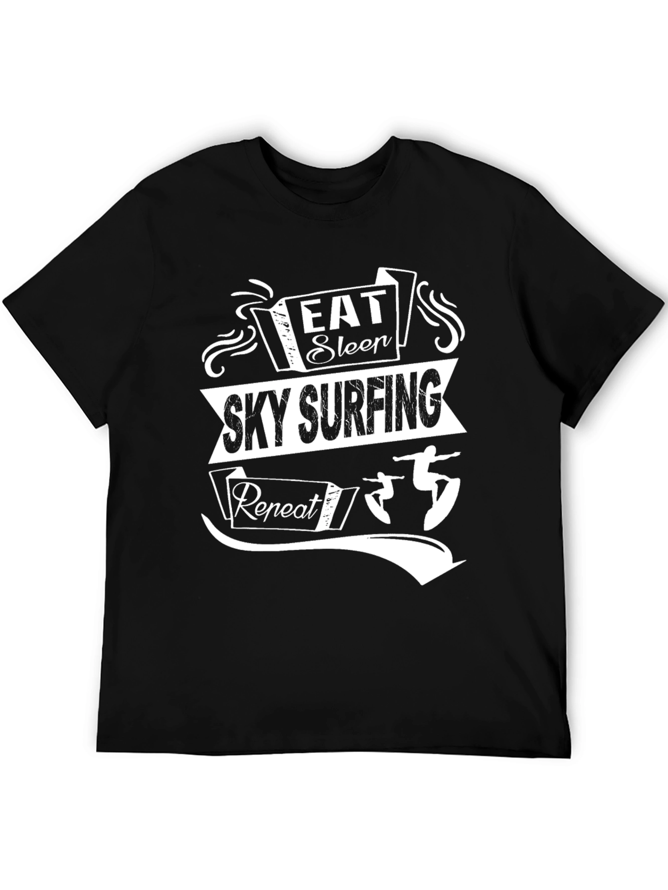 Eat Sleep Sky Surfing Repeat Graphic Tee