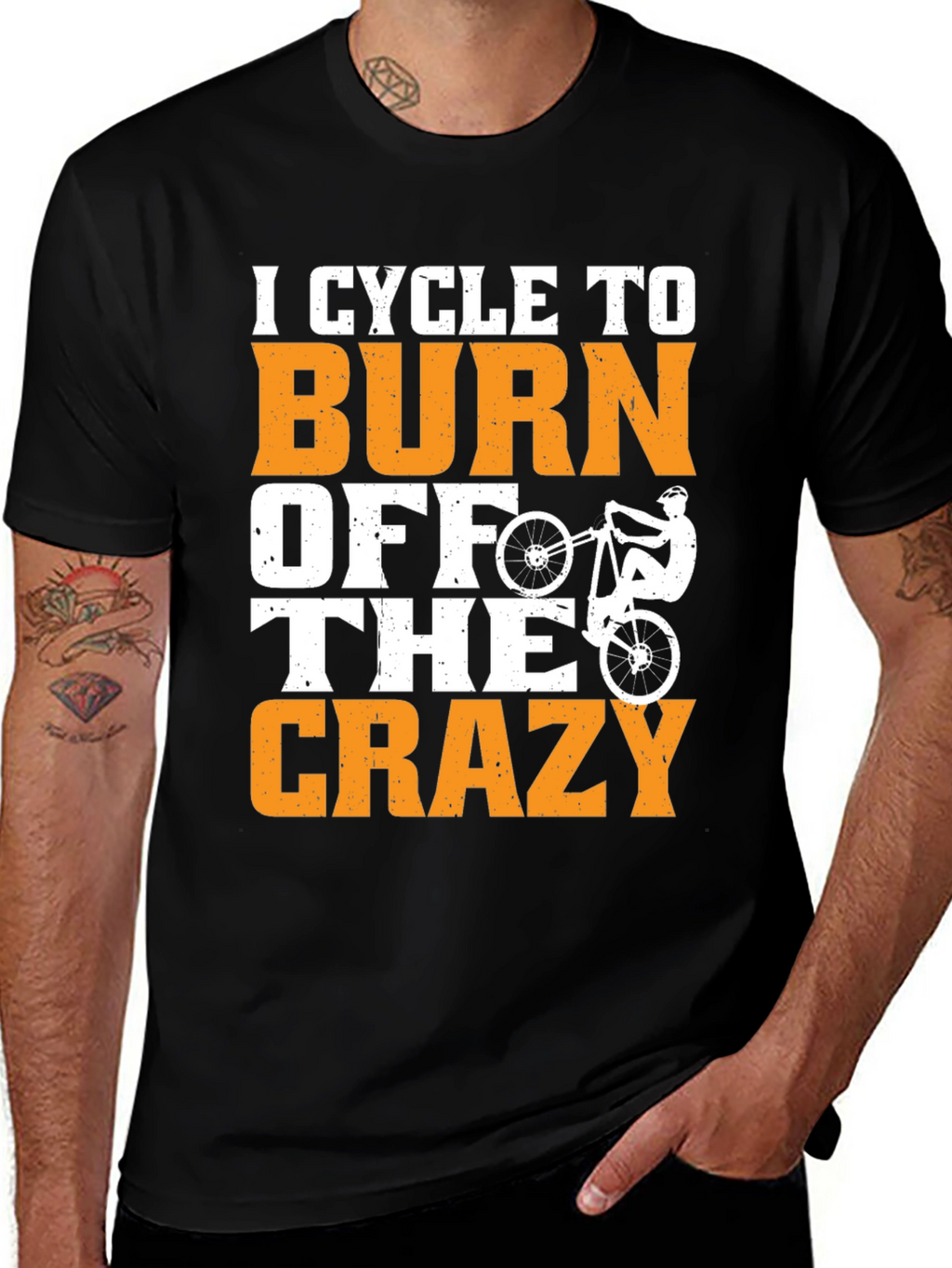 Cycle To Burn Off The Crazy T-Shirt