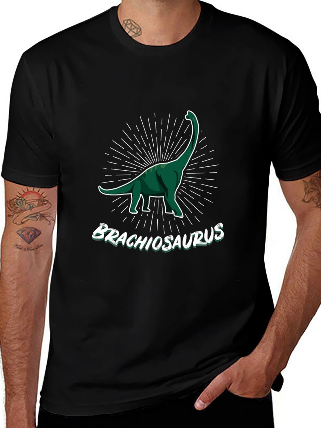 Brachiosaurus Dinosaur Graphic Tee - Classic Fit