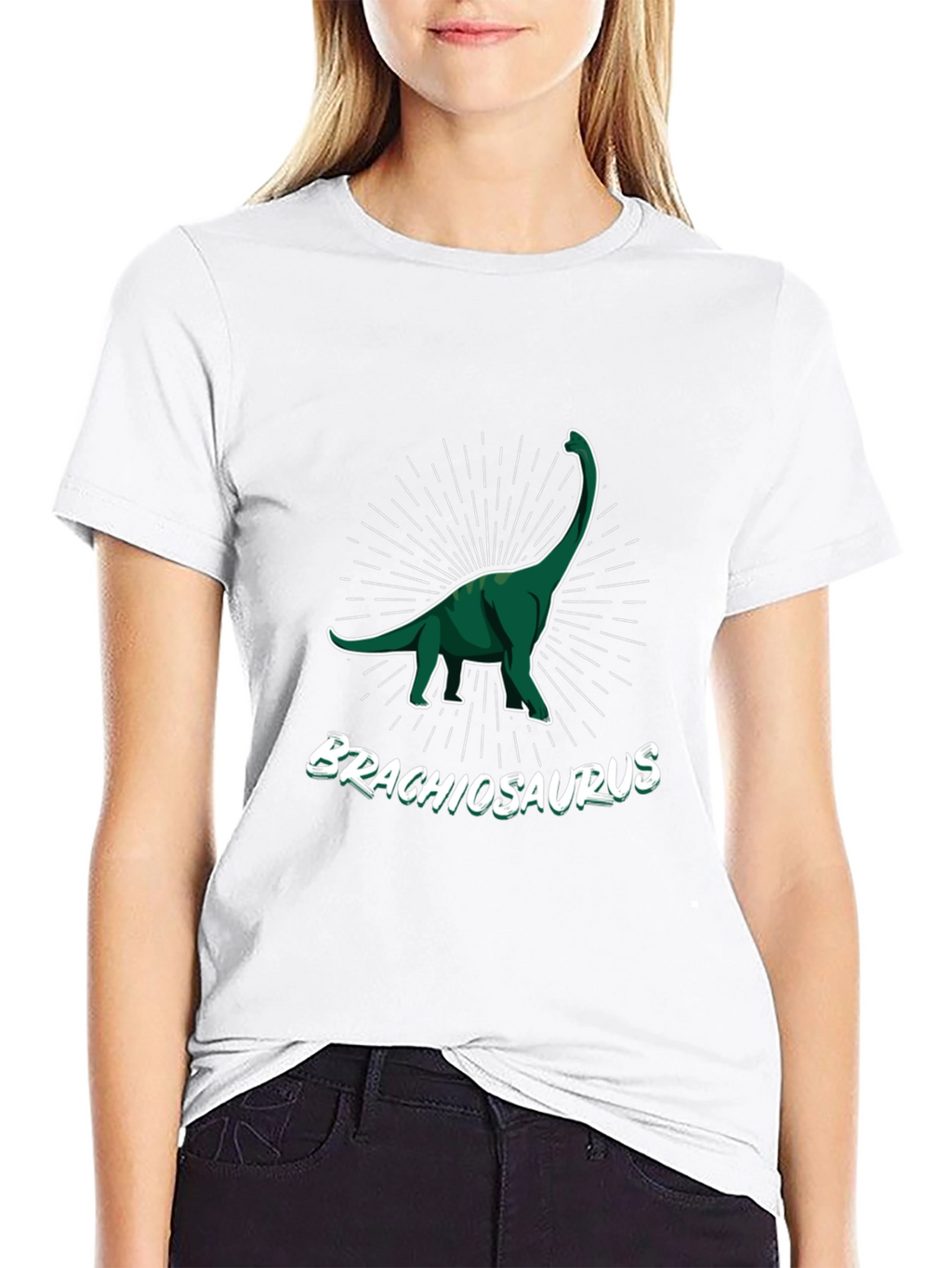 Brachiosaurus Dinosaur Graphic Tee - Classic Fit