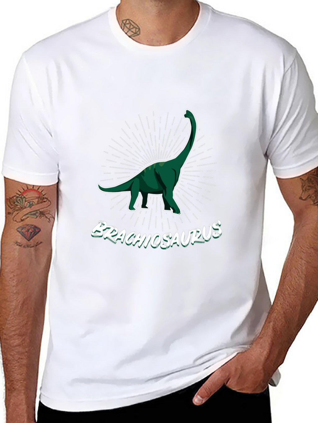 Brachiosaurus Dinosaur Graphic Tee - Classic Fit