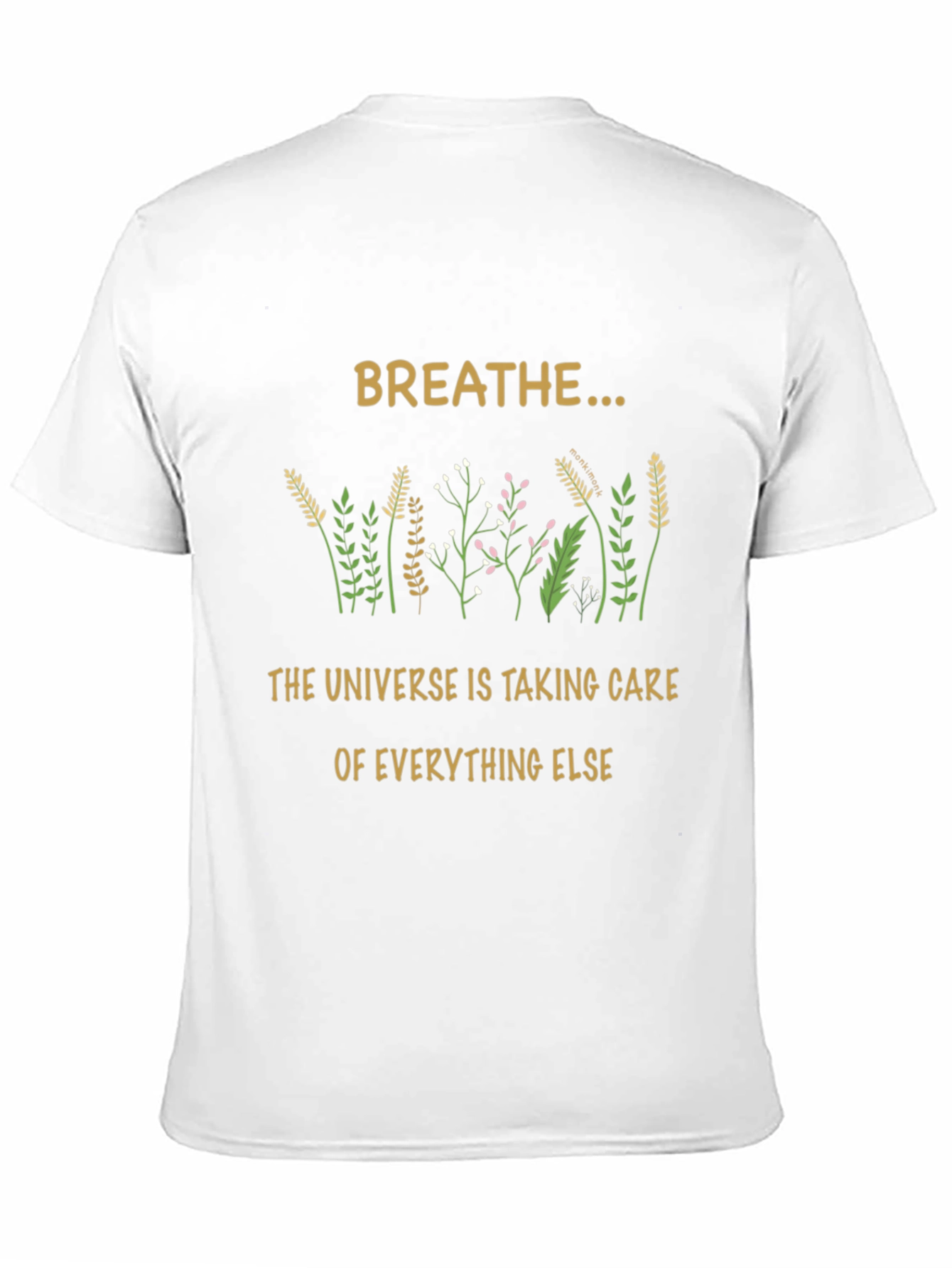 Breathe T-Shirt Universe Care Black Tee