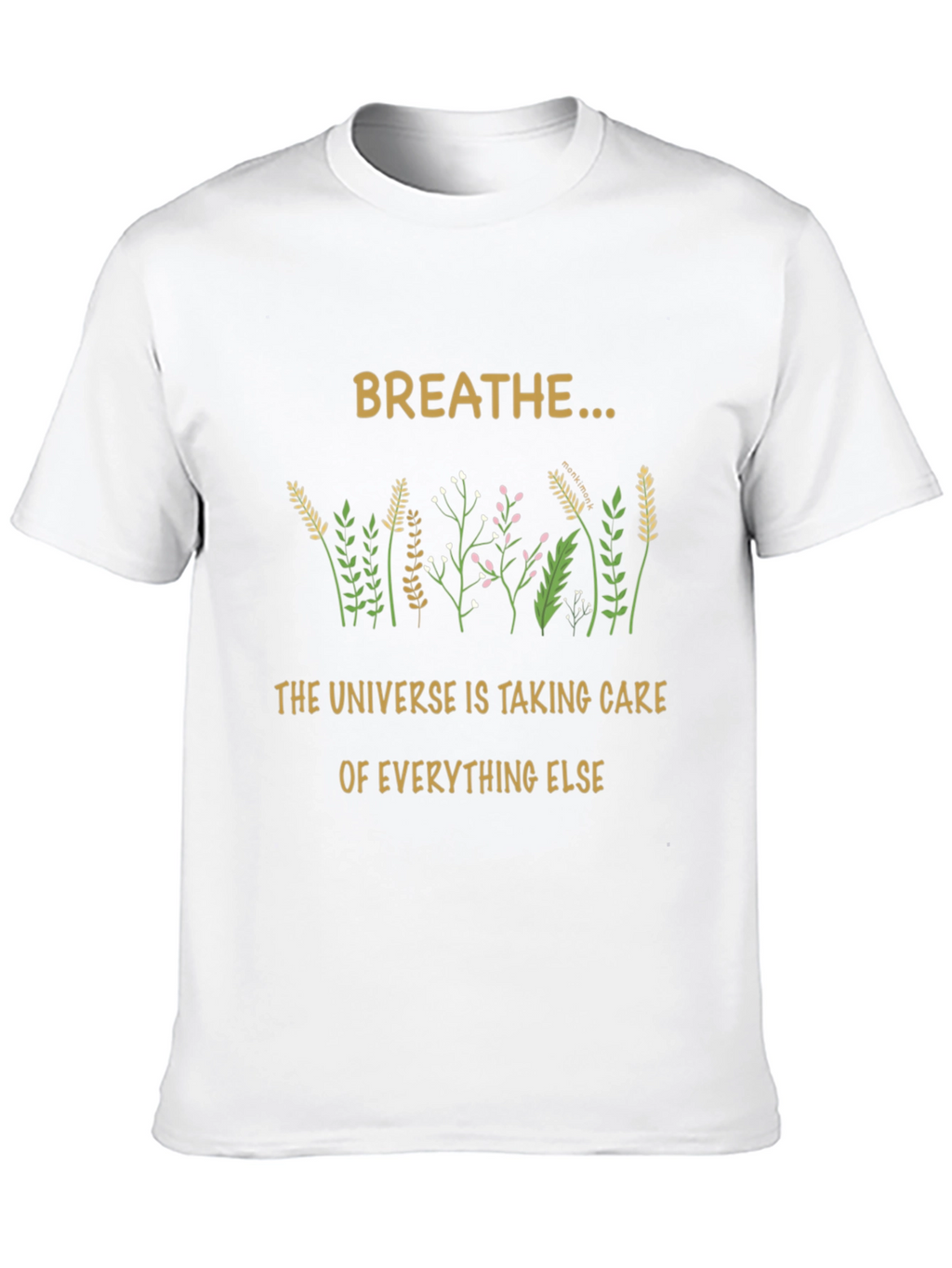 Breathe T-Shirt Universe Care Black Tee