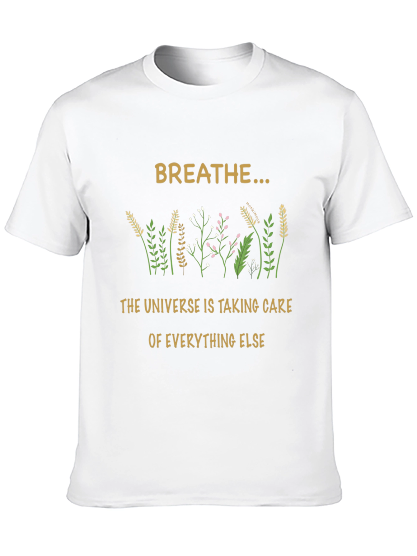 Breathe T-Shirt Universe Care Black Tee