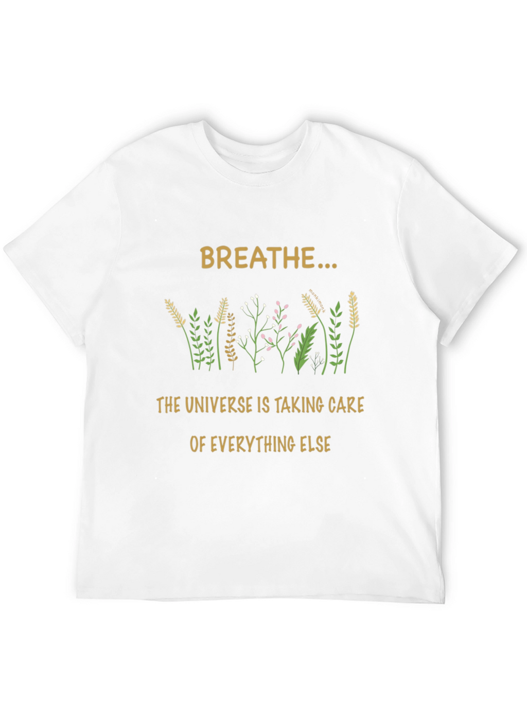 Breathe T-Shirt Universe Care Black Tee