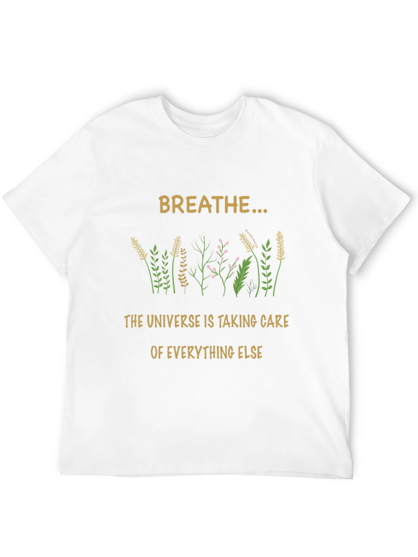 Breathe T-Shirt Universe Care Black Tee