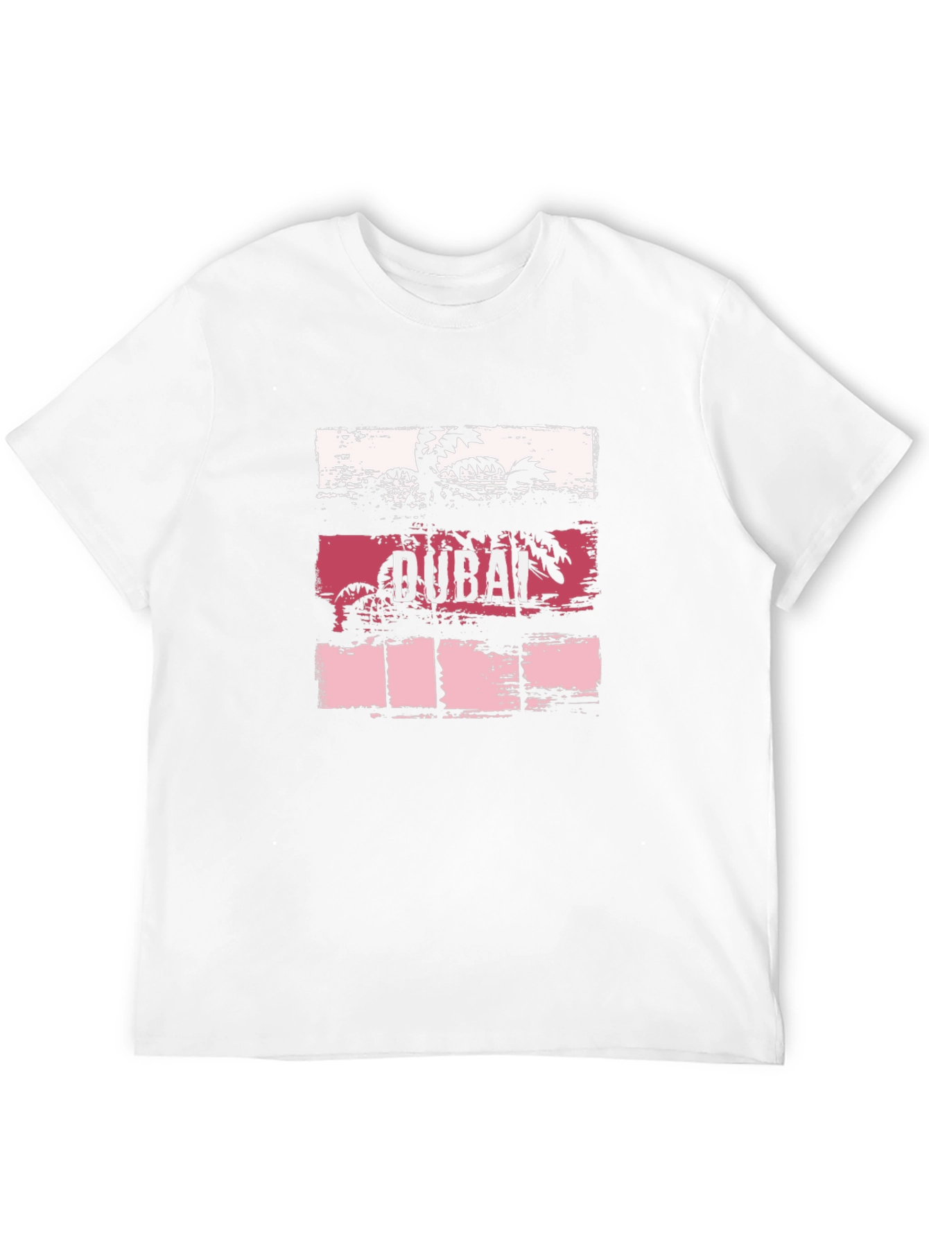 Dubai Palm Tree Graphic T-Shirt