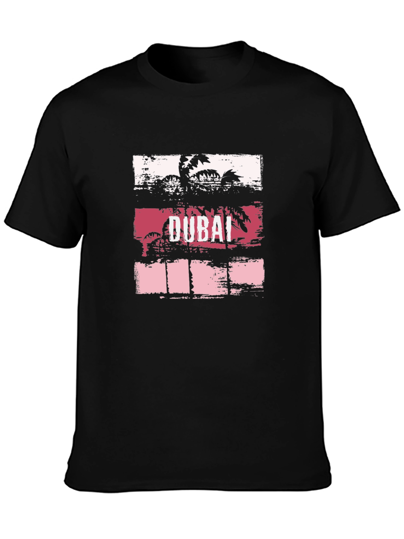 Dubai Palm Tree Graphic T-Shirt