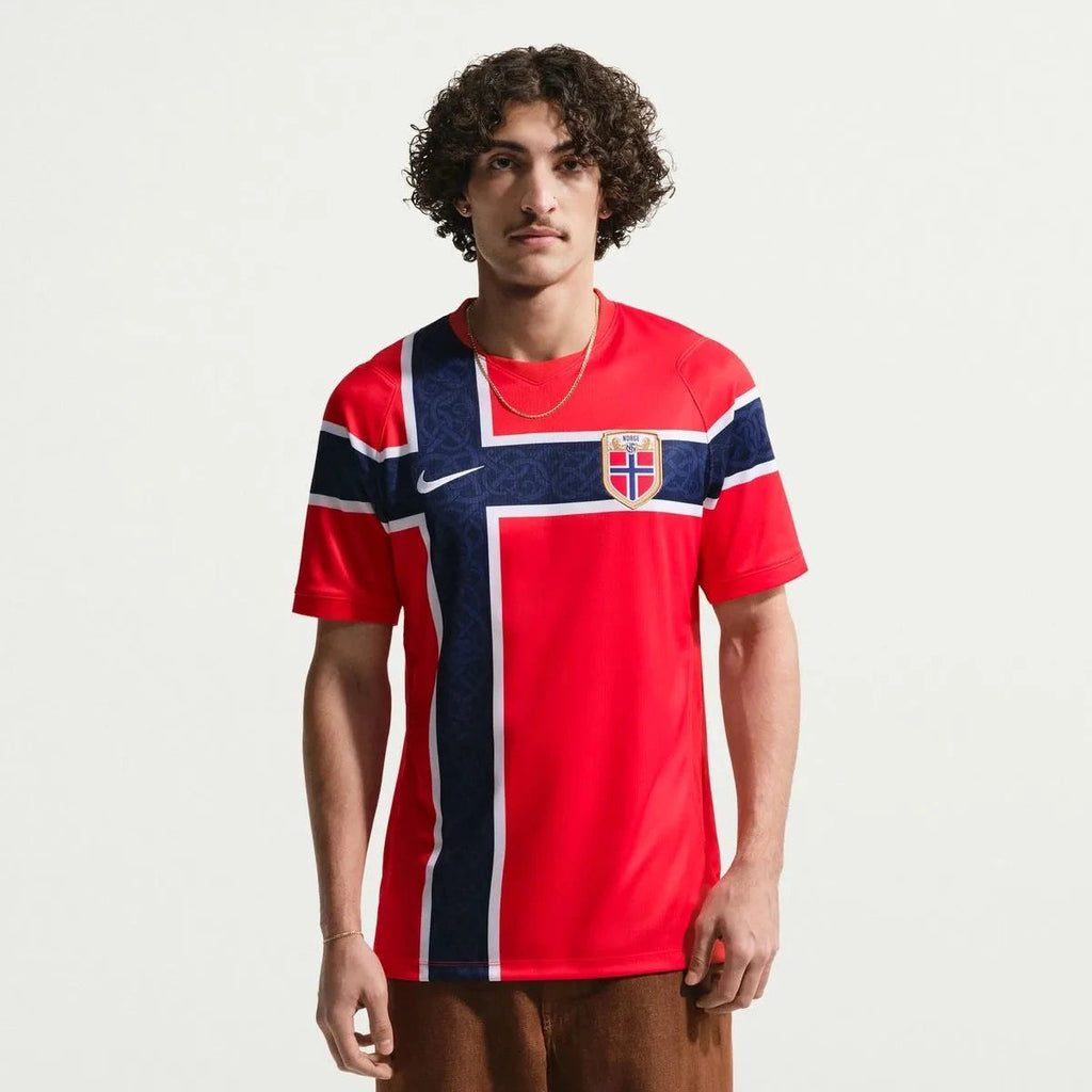 2026 Norway Men's Stadium Home Soccer Jersey