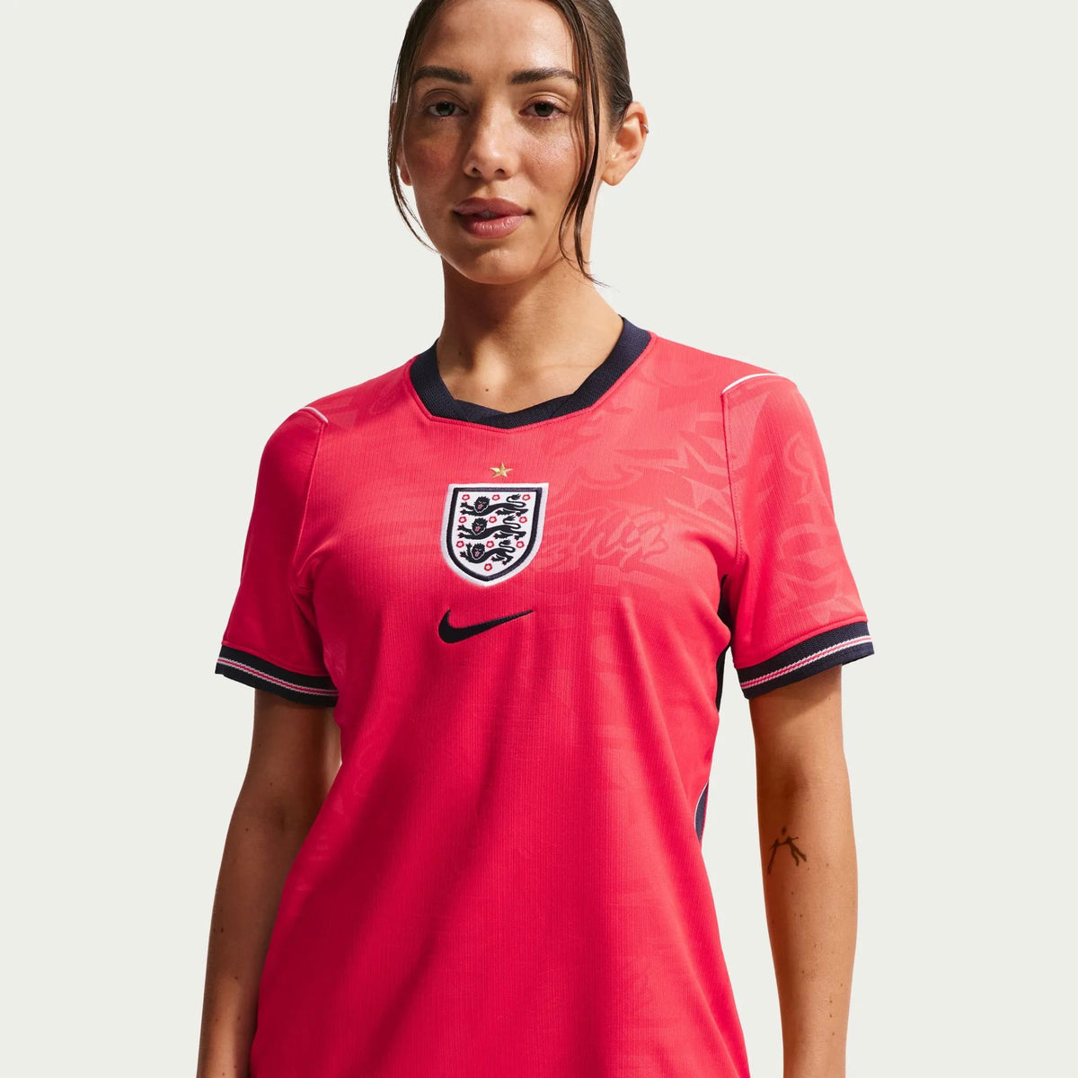 2026 England Women's Stadium Away Soccer Jersey (Custom)