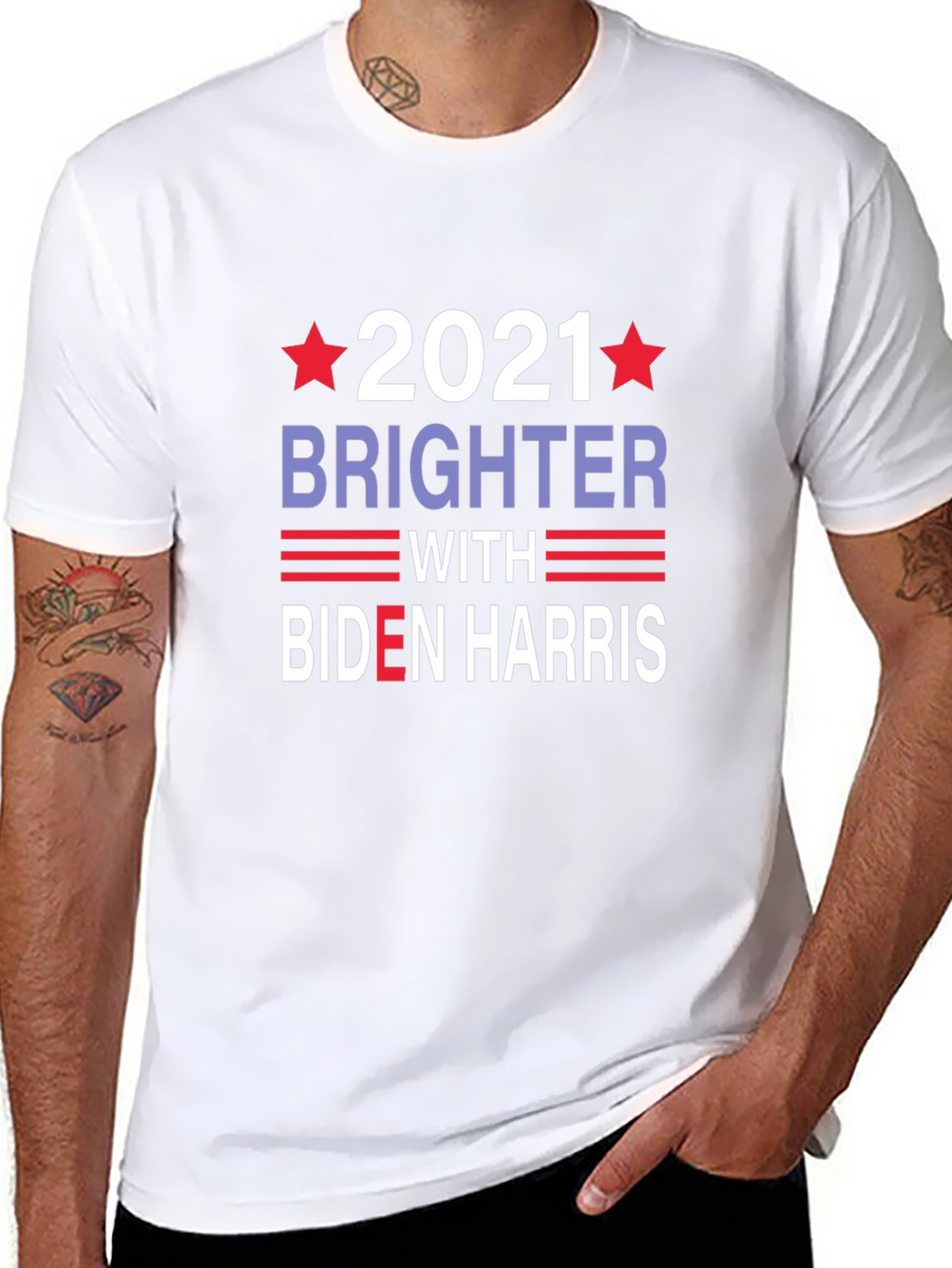 Biden Harris 2021 Brighter Graphic T-Shirt