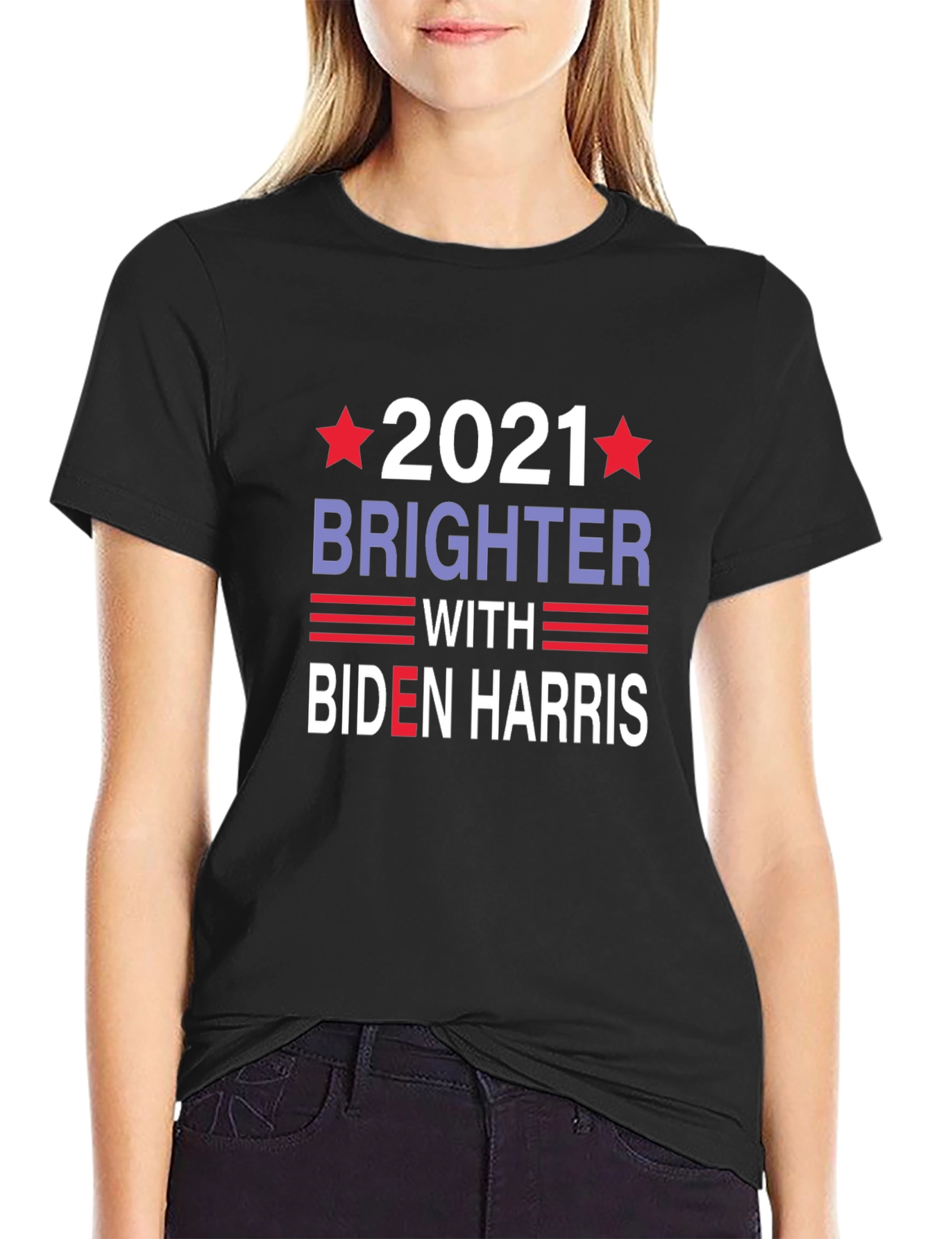 Biden Harris 2021 Brighter Graphic T-Shirt