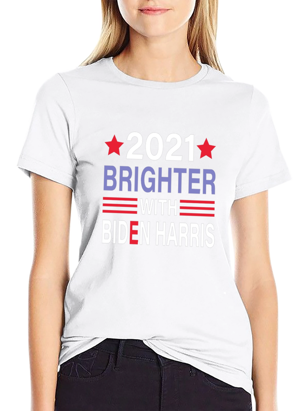 Biden Harris 2021 Brighter Graphic T-Shirt