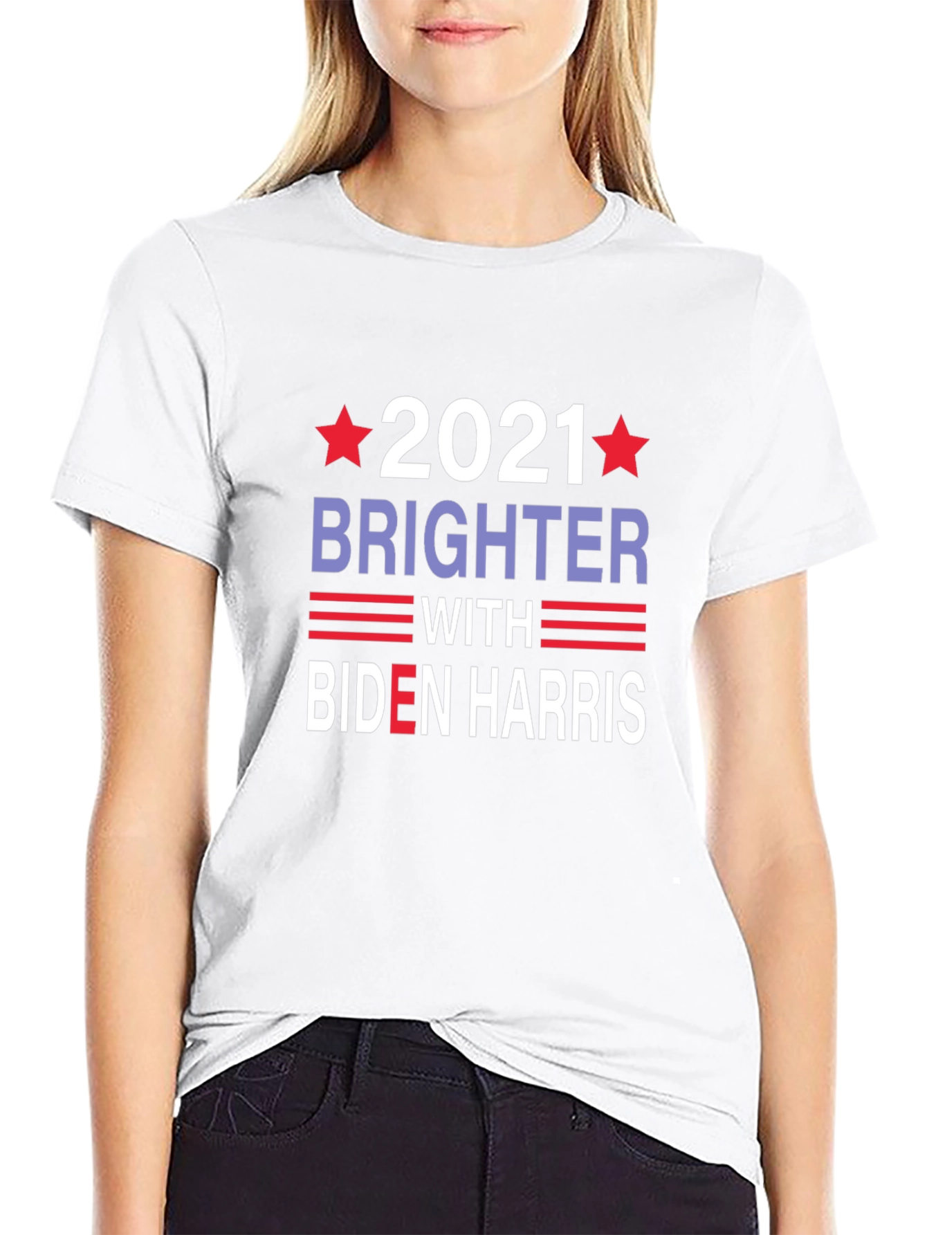 Biden Harris 2021 Brighter Graphic T-Shirt