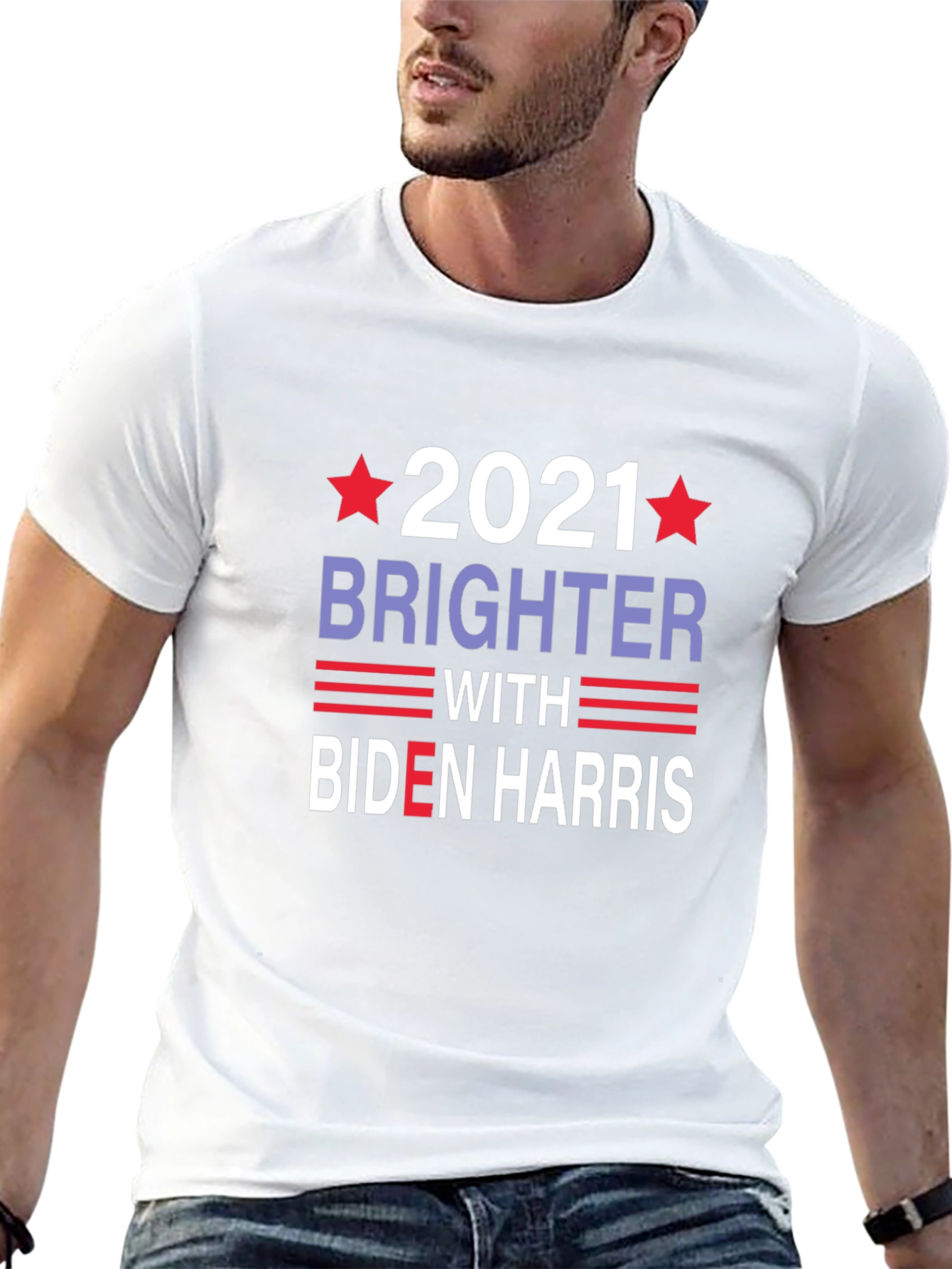 Biden Harris 2021 Brighter Graphic T-Shirt