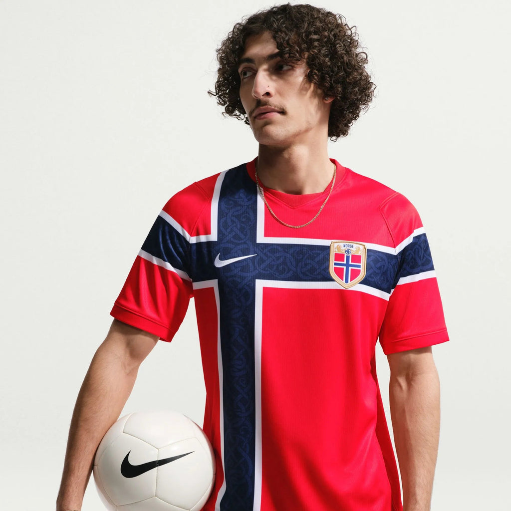 2026 Norway Men's Stadium Home Soccer Jersey