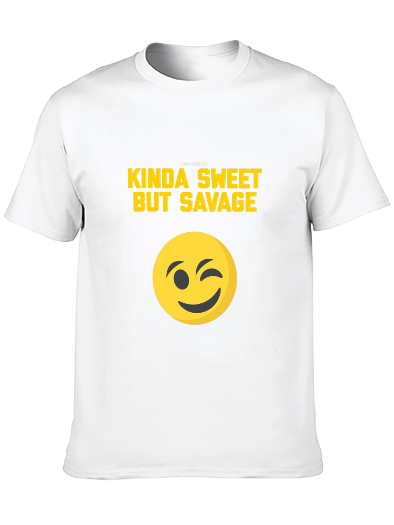 Kinda Sweet But Savage Graphic Tee - Black T-Shirt