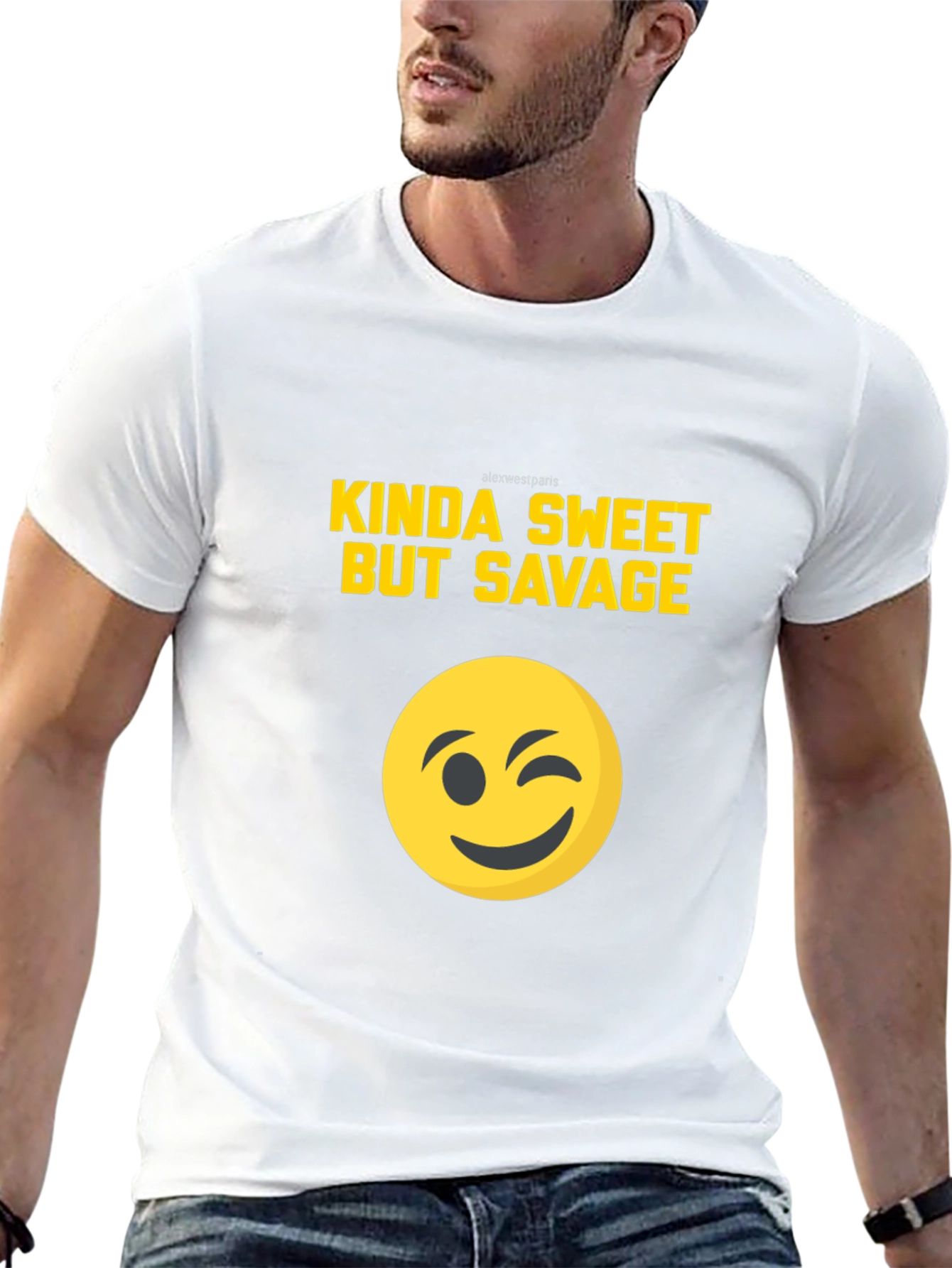 Kinda Sweet But Savage Graphic Tee - Black T-Shirt