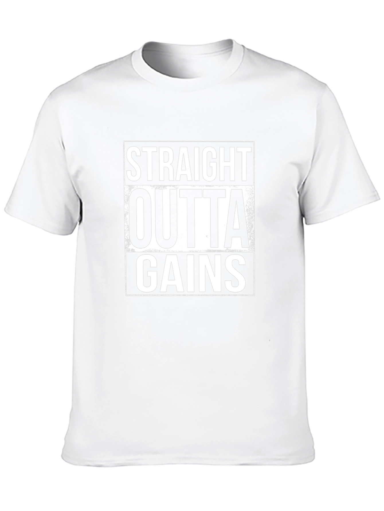 Straight Outta Gains Graphic T-Shirt
